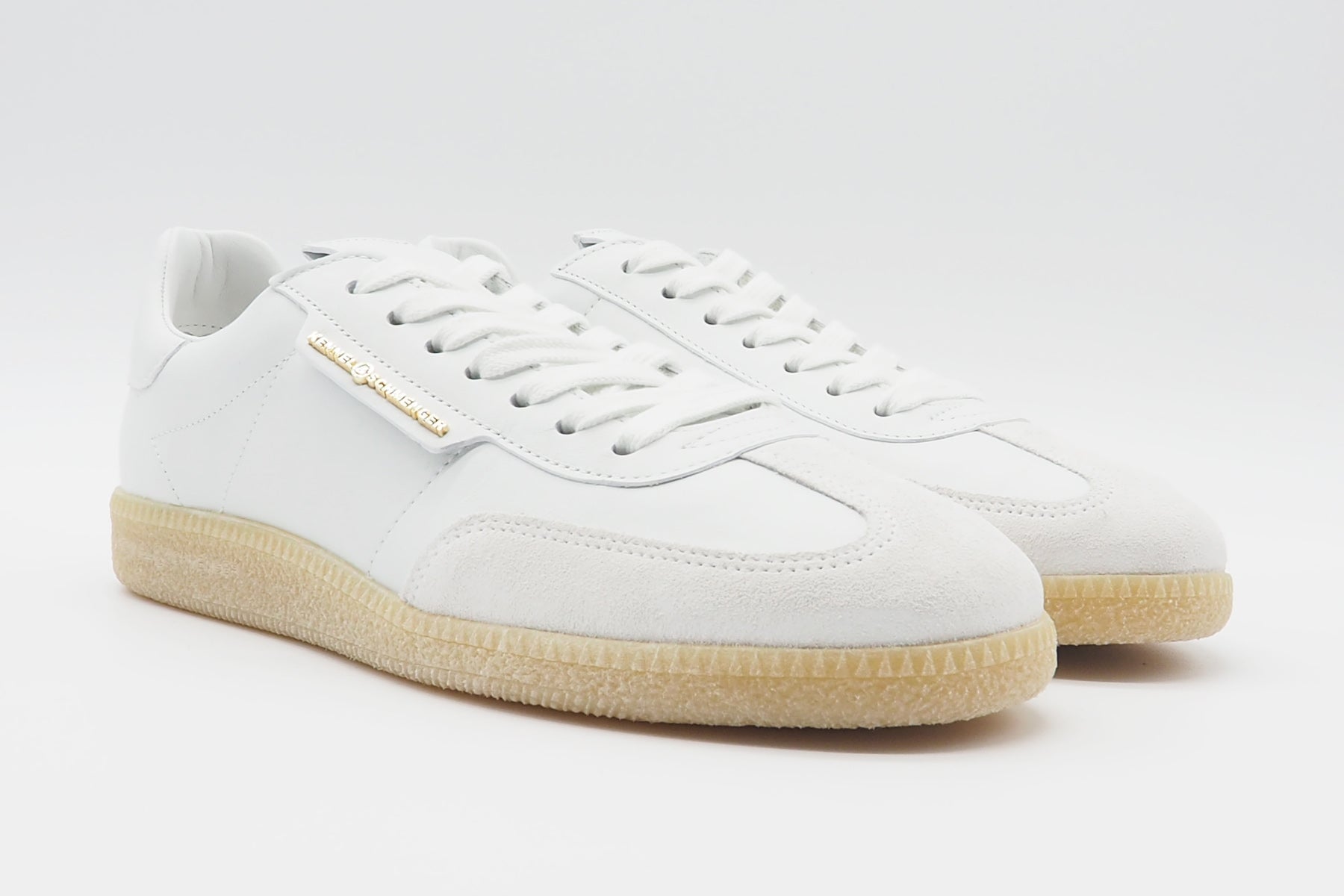 Damen Sneaker aus Glatt- & Veloursleder in Weiß - Crack Damen Sneaker Kennel & Schmenger