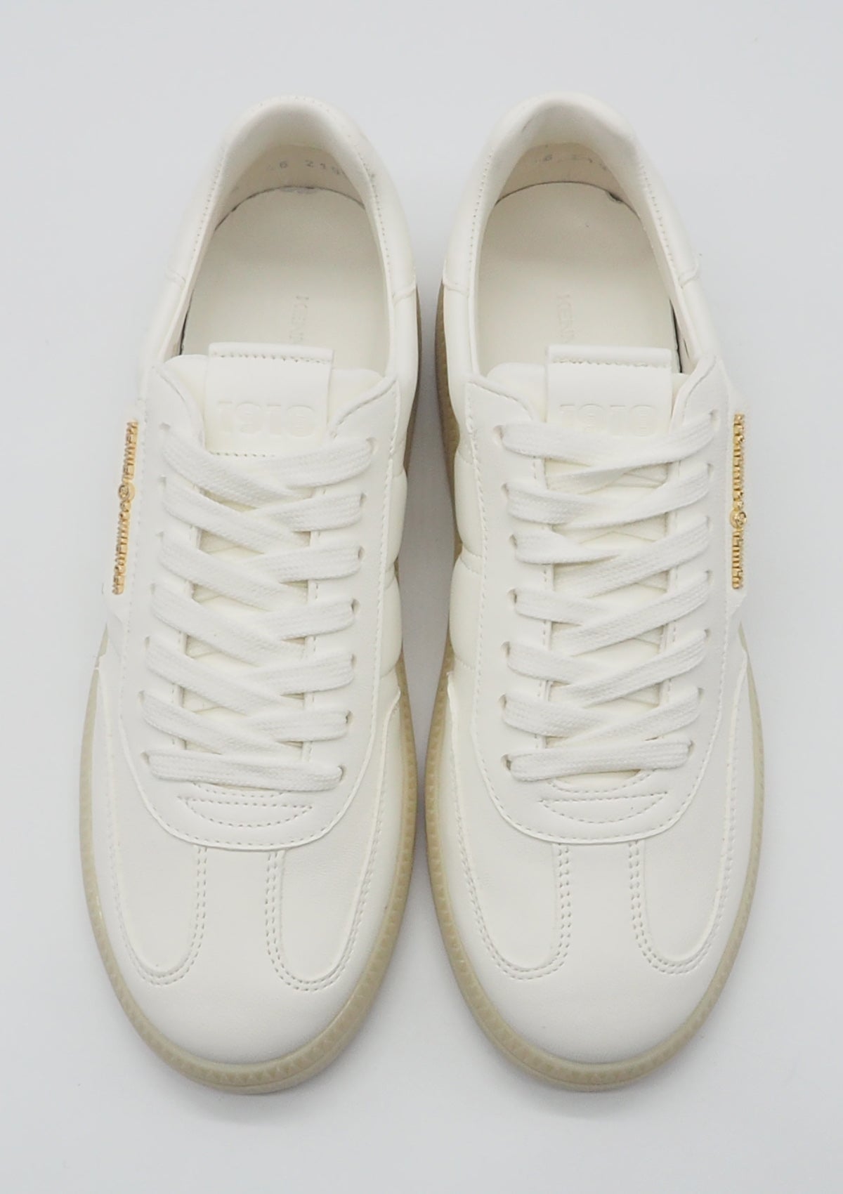 Damen Sneaker aus Glattleder im Retrolook - Offwhite Damen Sneaker Kennel & Schmenger