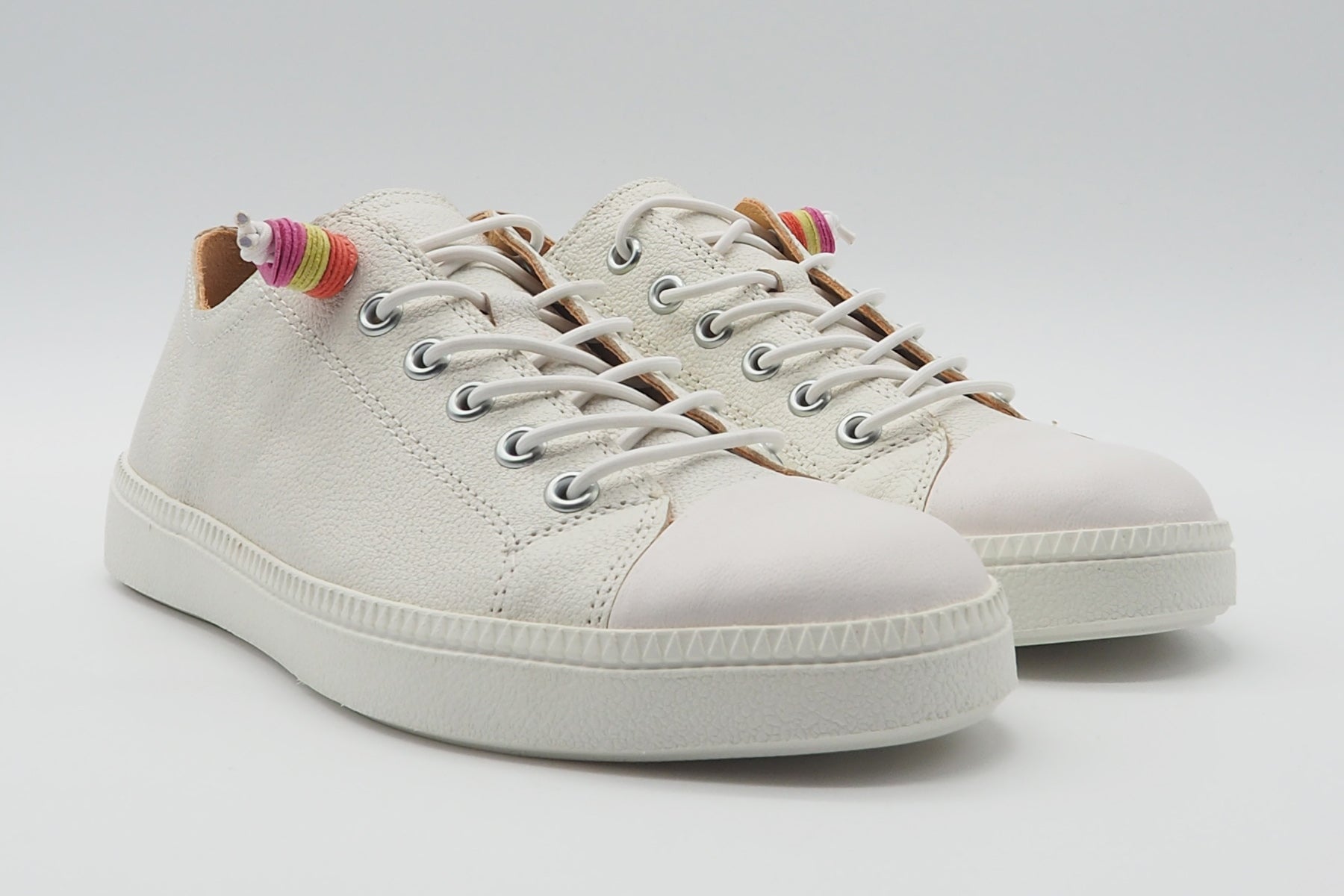 Damen Sneaker aus Glattleder in Offwhite - Turna Damen Sneaker Think