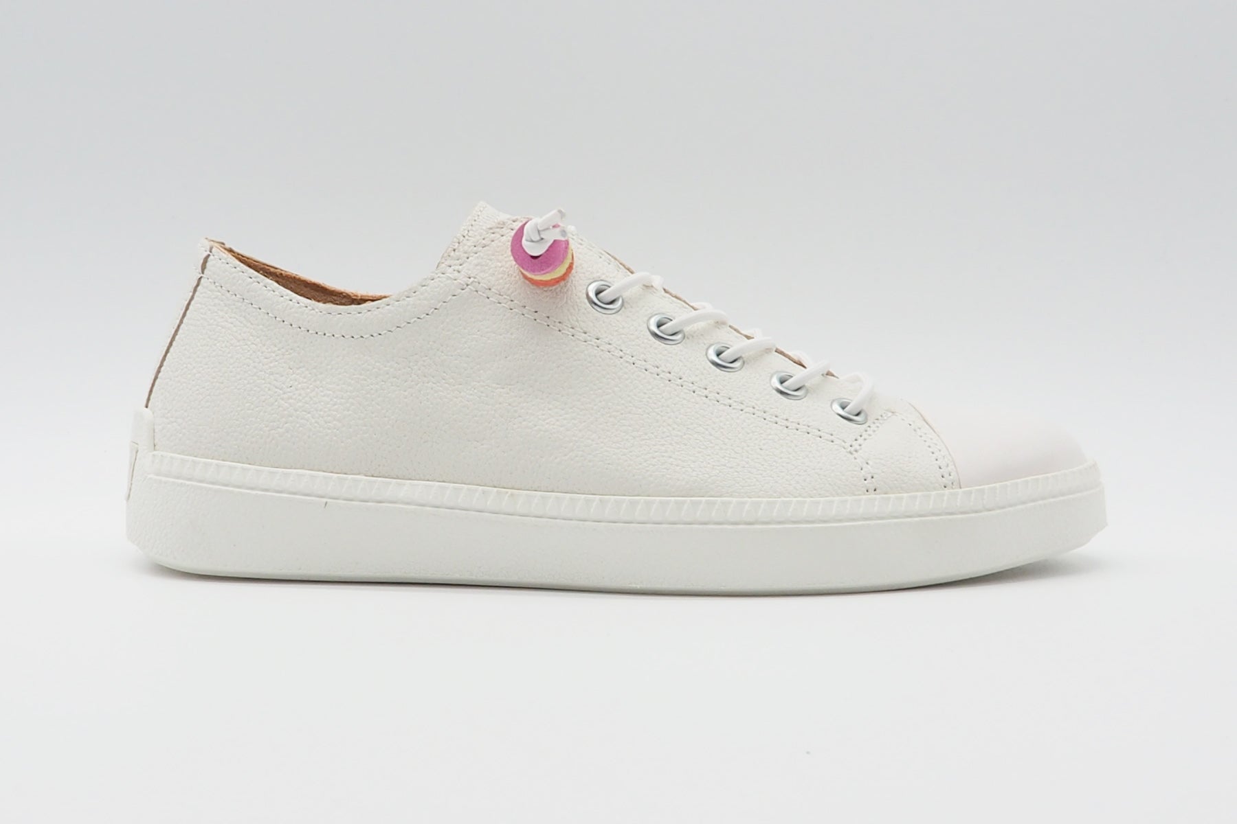 Damen Sneaker aus Glattleder in Offwhite - Turna Damen Sneaker Think