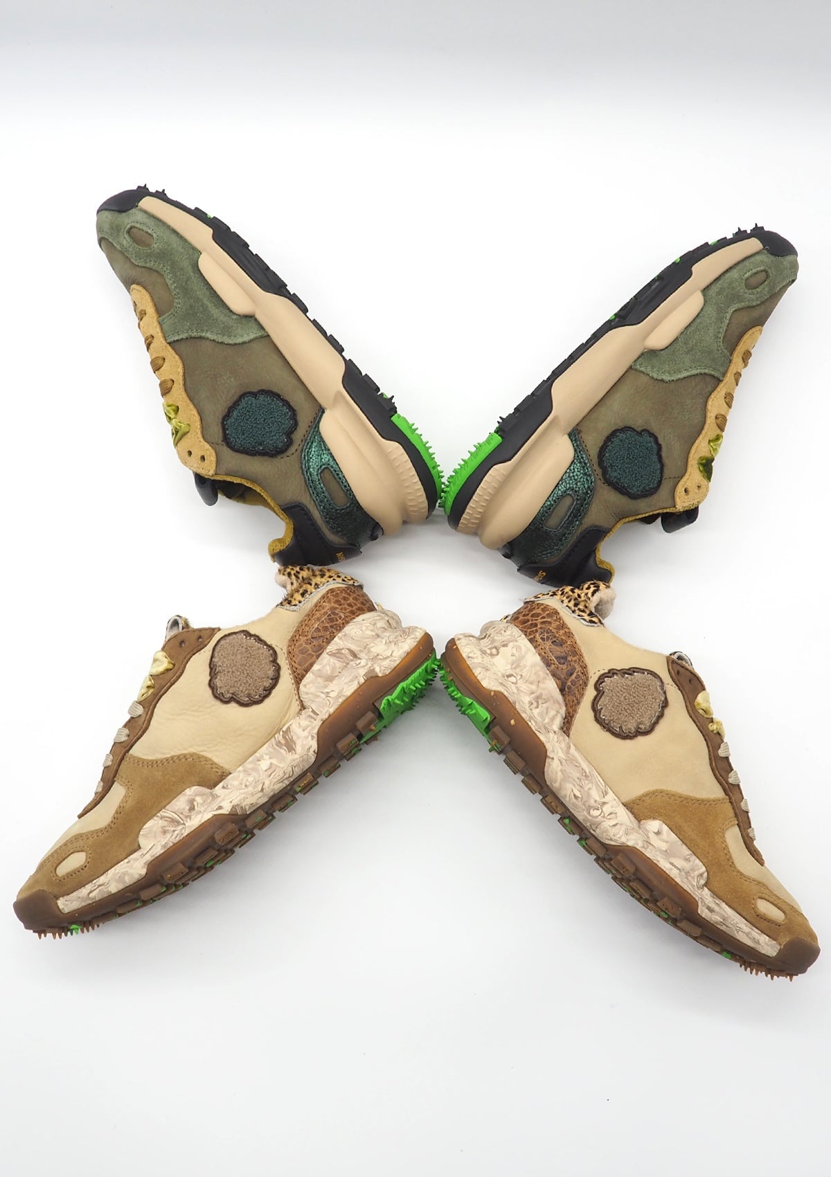 Damen Sneaker aus Nubukleder in Brauntönen - Chacrona Damen Sneaker Satorisan