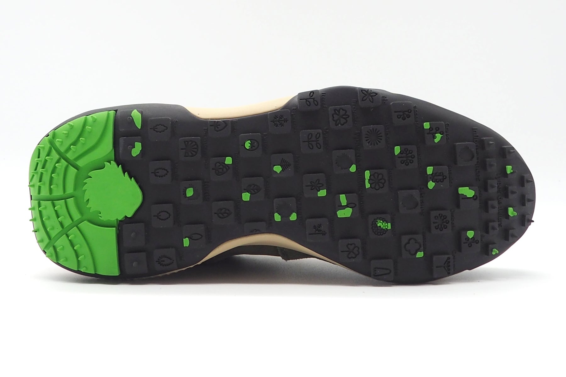 Damen Sneaker aus Nubukleder in Grün & Senf - Chacrona Damen Sneaker Satorisan