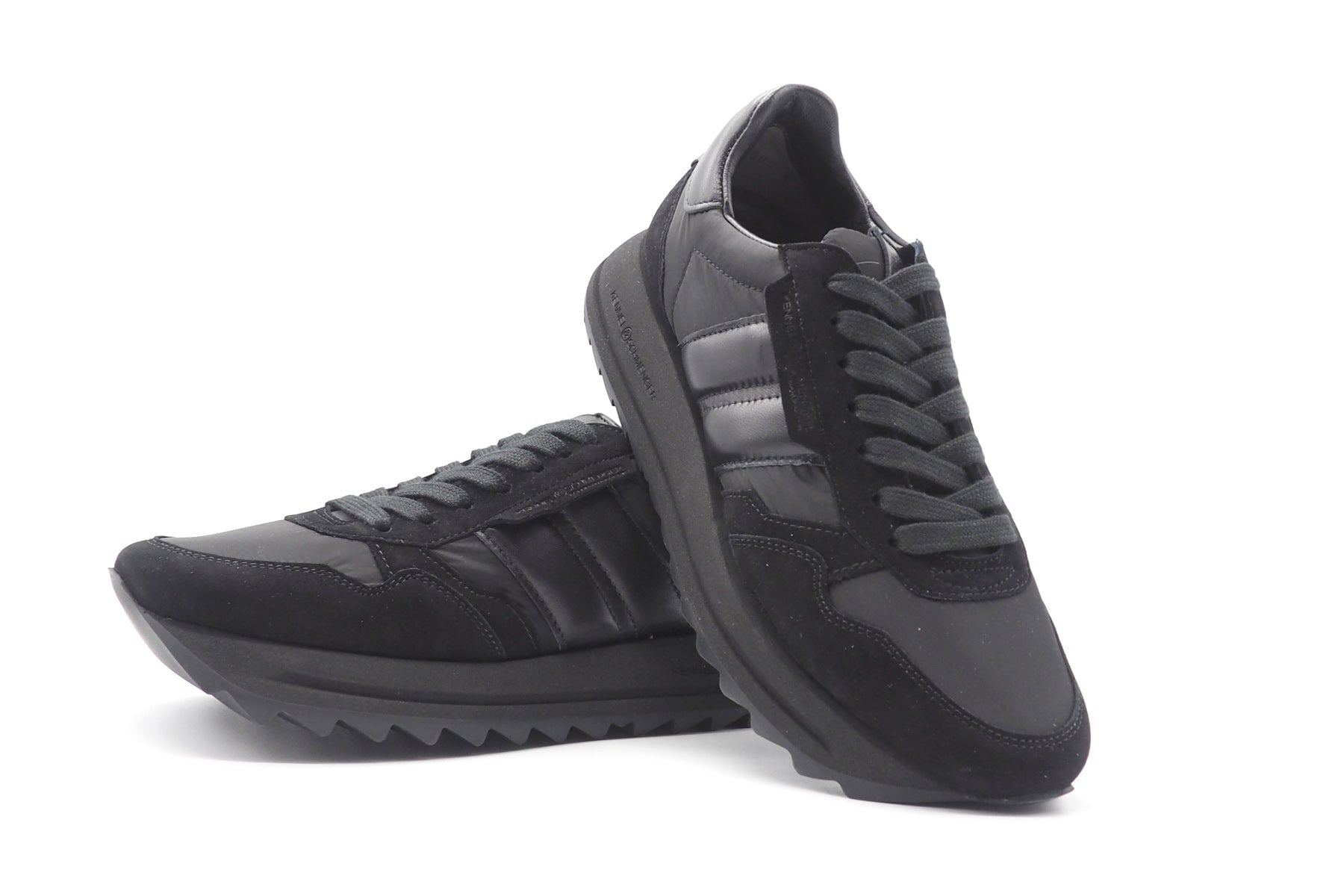 Damen Sneaker aus Nylon & Velours in Schwarz Damen Sneaker Kennel & Schmenger