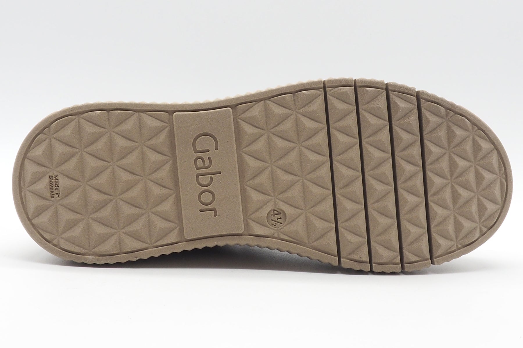 Damen Sneaker aus Veloursleder mit Dekosteinen in Braun Damen Sneaker Gabor