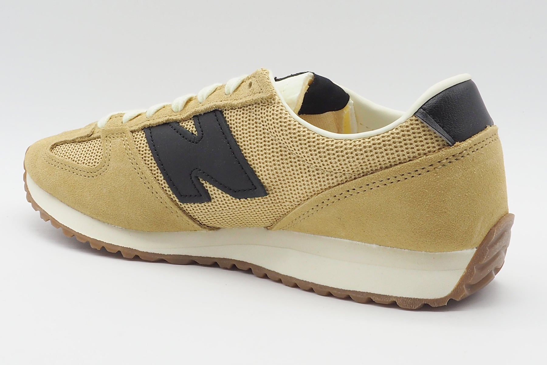 Damen Sneaker in Retrosil aus Velours & Mesh in Ockergelb - U471 Damen Sneaker New Balance