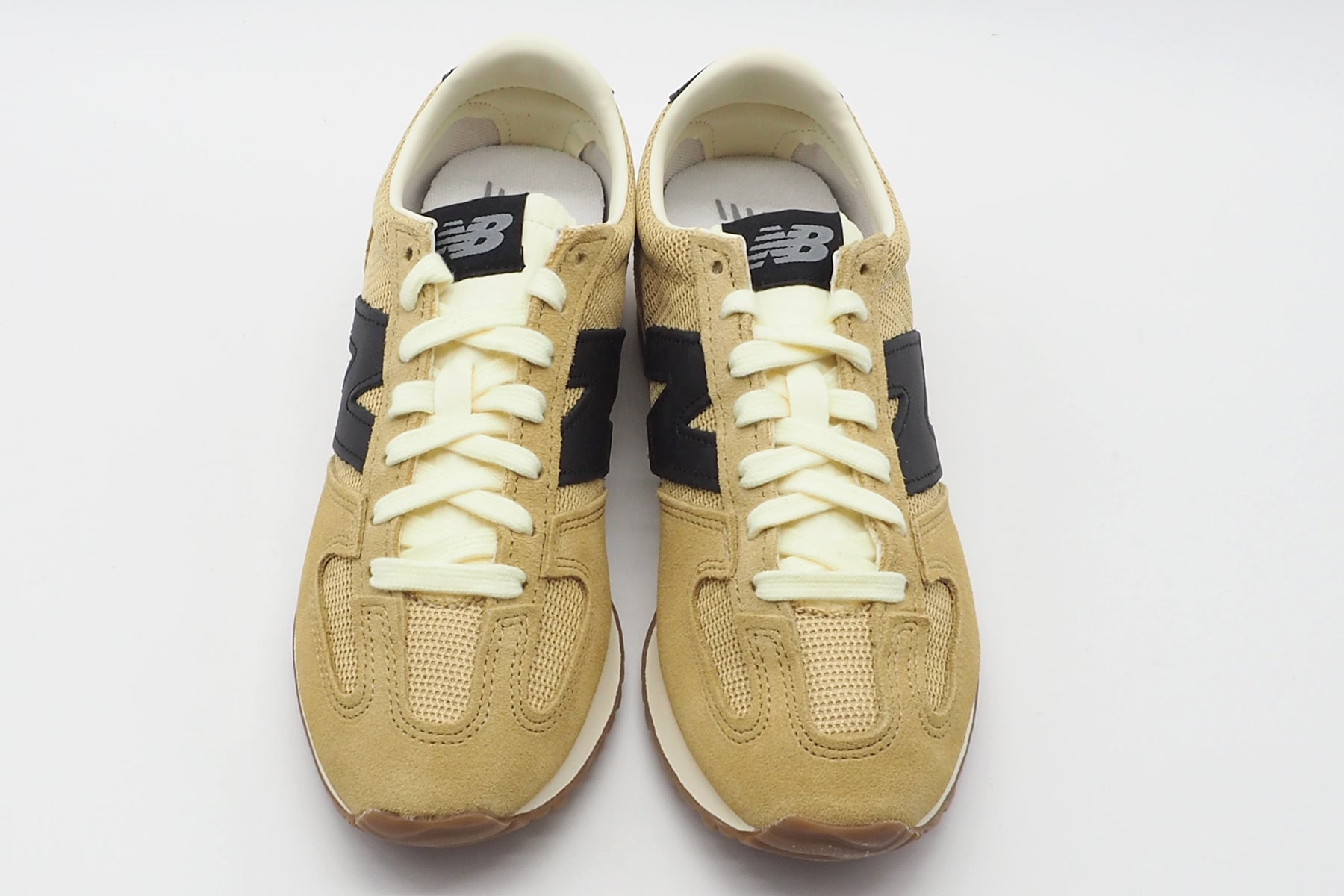 Damen Sneaker in Retrosil aus Velours & Mesh in Ockergelb - U471 Damen Sneaker New Balance