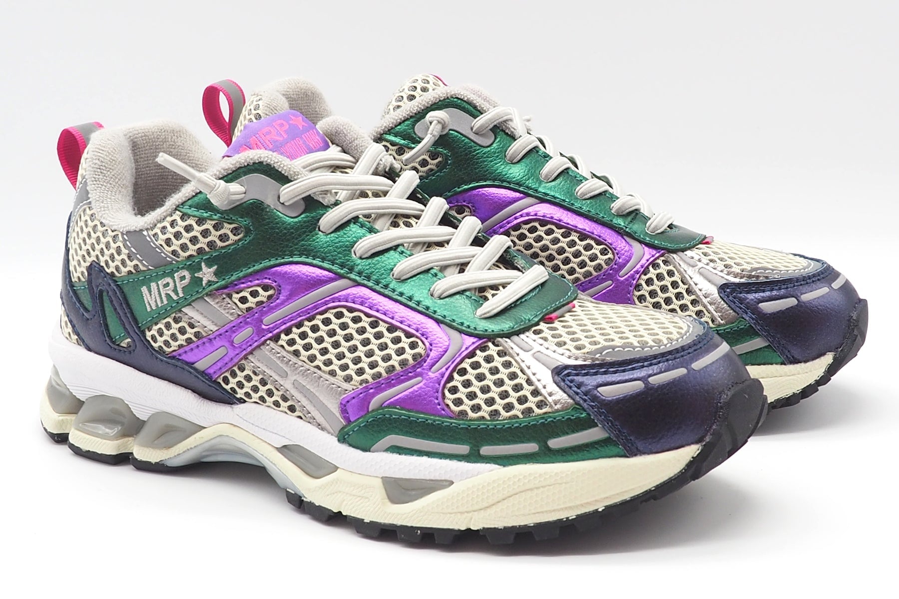 Damen Sneaker in Retrostyle aus Mesh & Metallicleder - Multicolor Damen Sneaker Maripé