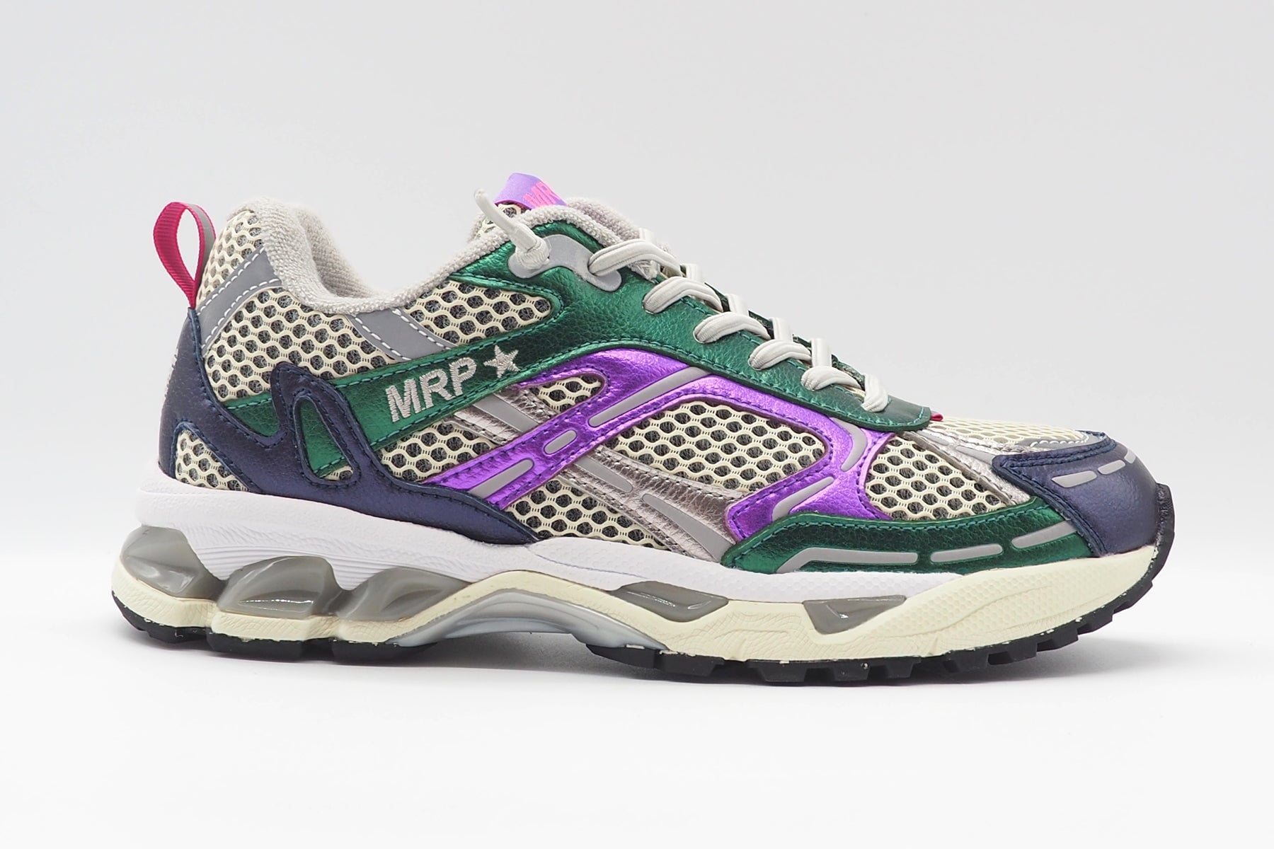 Damen Sneaker in Retrostyle aus Mesh & Metallicleder - Multicolor Damen Sneaker Maripé