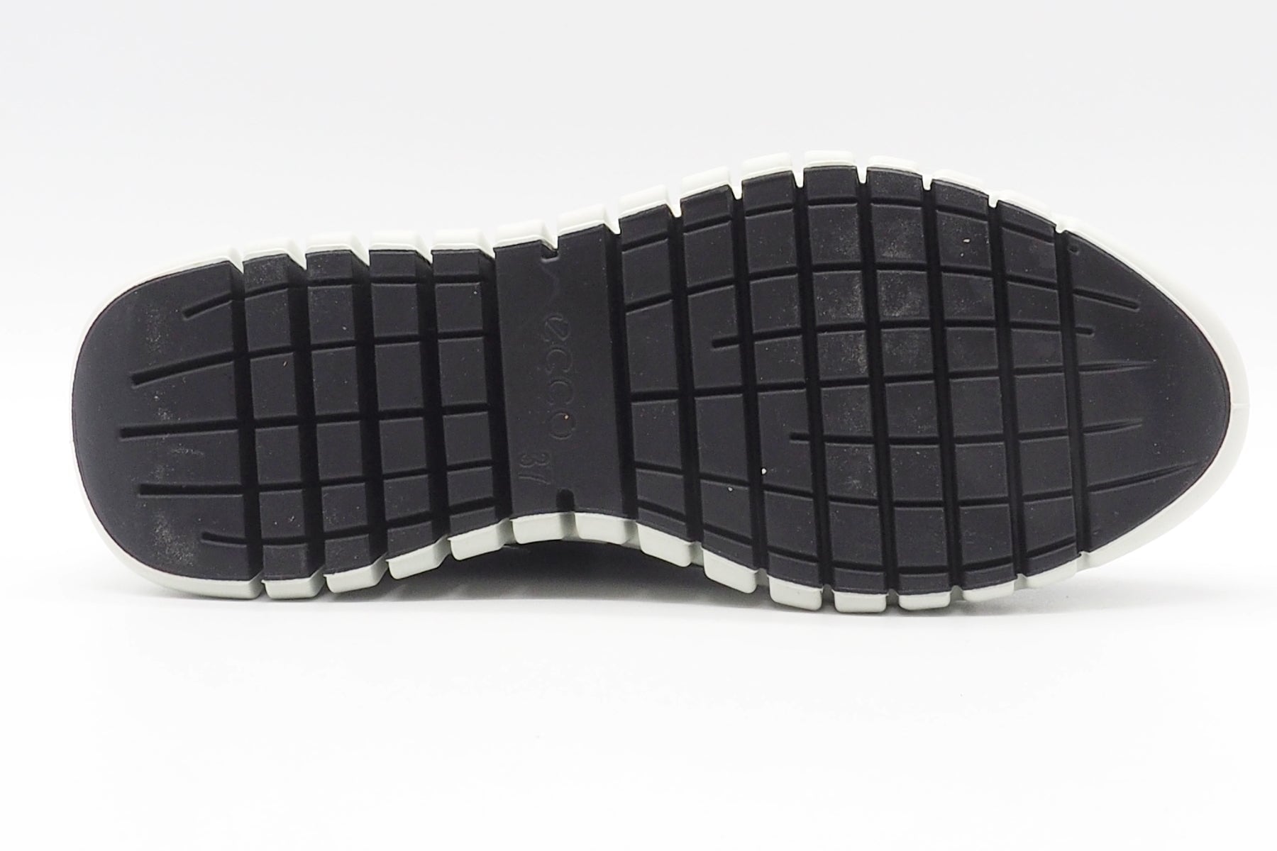 Damen Sneaker zum Schnlüpfen aus Leder & Strick in Schwarz - Gruuv Damen Sneaker Ecco