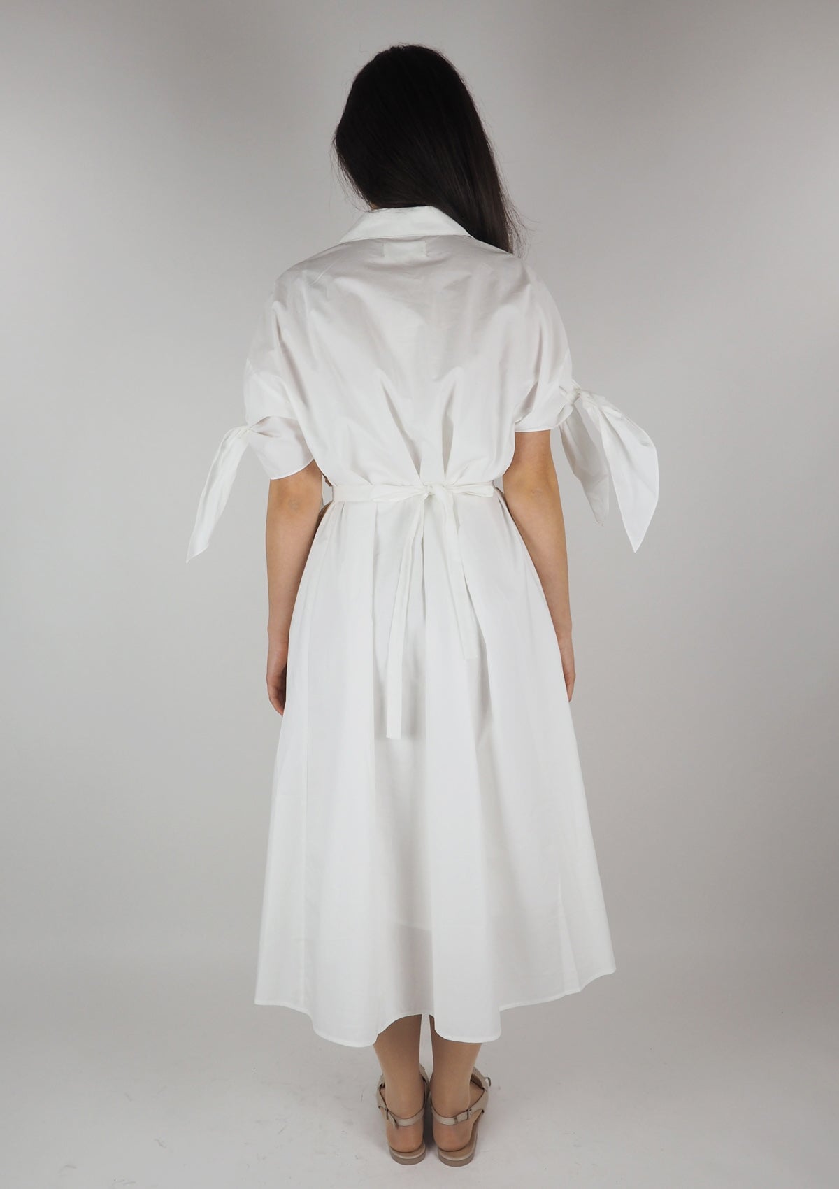 Damen Sommerkleid aus Baumwolle in Creme Damen Kleid Psophia