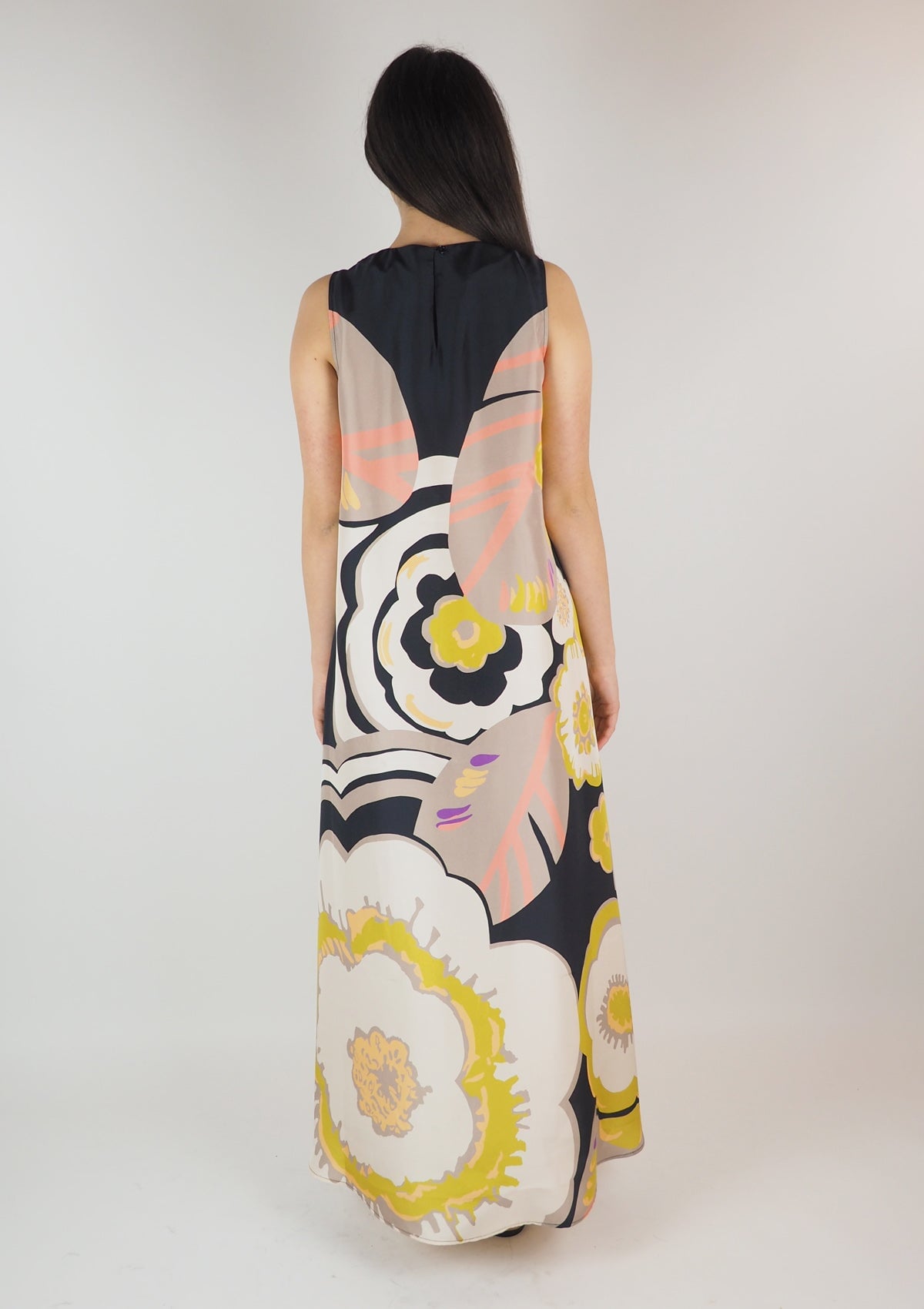 Damen Sommerkleid aus Seide in frischen Sorbetfarben Damen Kleid Psophia