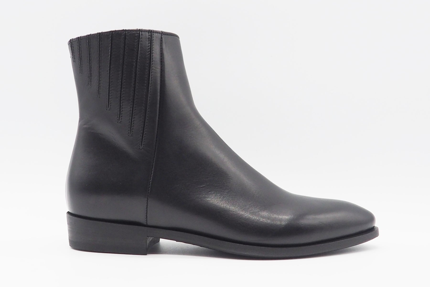 Damen Stiefelette aus Glattleder in Schwarz - Absatz 3cm Damen Stiefeletten Pantanetti