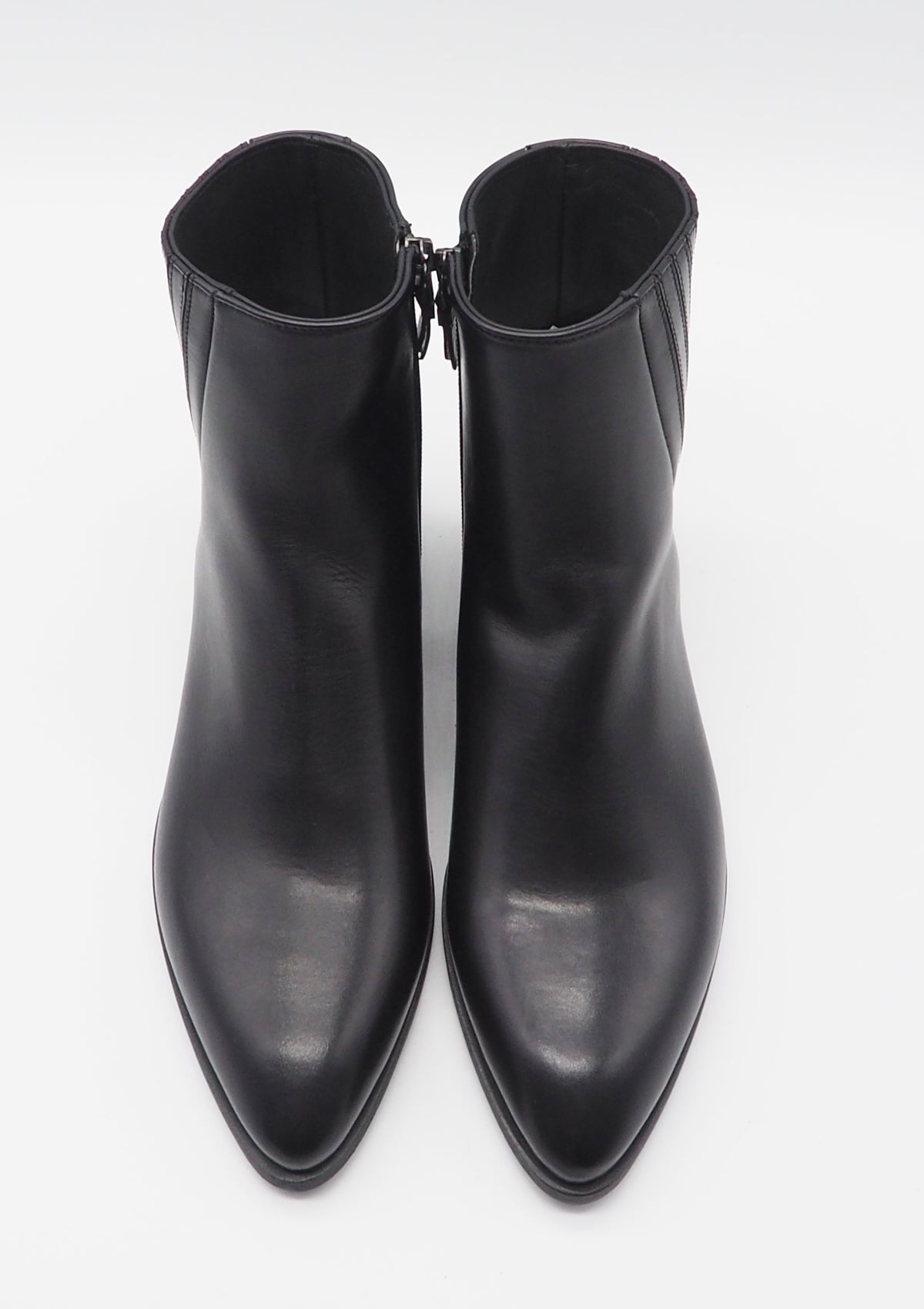 Damen Stiefelette aus Glattleder in Schwarz - Absatz 3cm Damen Stiefeletten Pantanetti