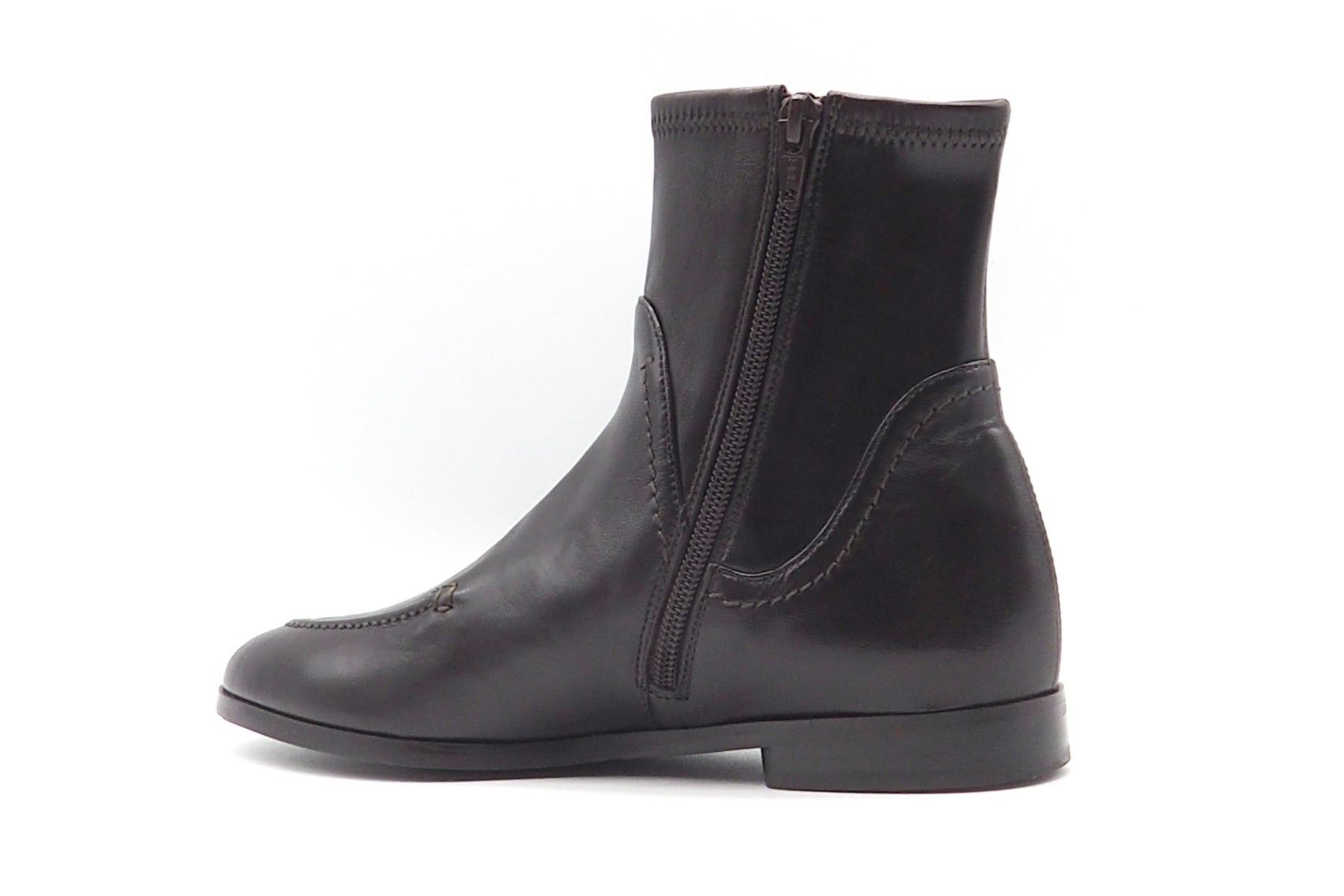 Damen Stiefelette im Moccassinstil aus anschmiegsamen Leder in Braun Damen Stiefeletten Truman´s