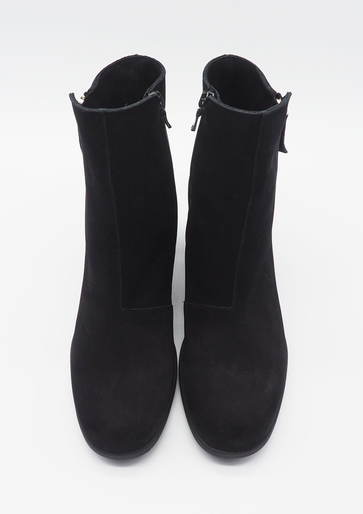 Damen Stiefeletten aus Nubukleder in Schwarz - Shelba - Absatz 7cm Damen Stiefeletten Arche