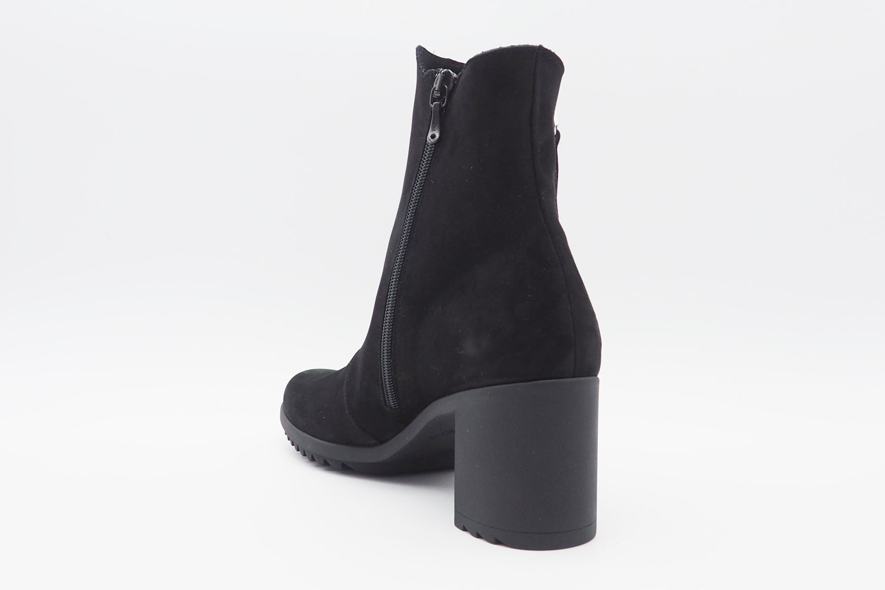 Damen Stiefeletten aus Nubukleder in Schwarz - Shelba - Absatz 7cm Damen Stiefeletten Arche