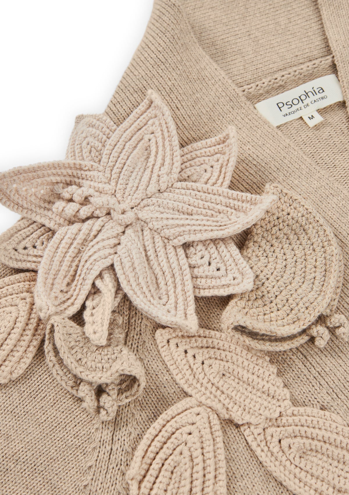 Damen Wickelcardigan mit gestricktem Dekor in Ivory Damen Cardigan Psophia