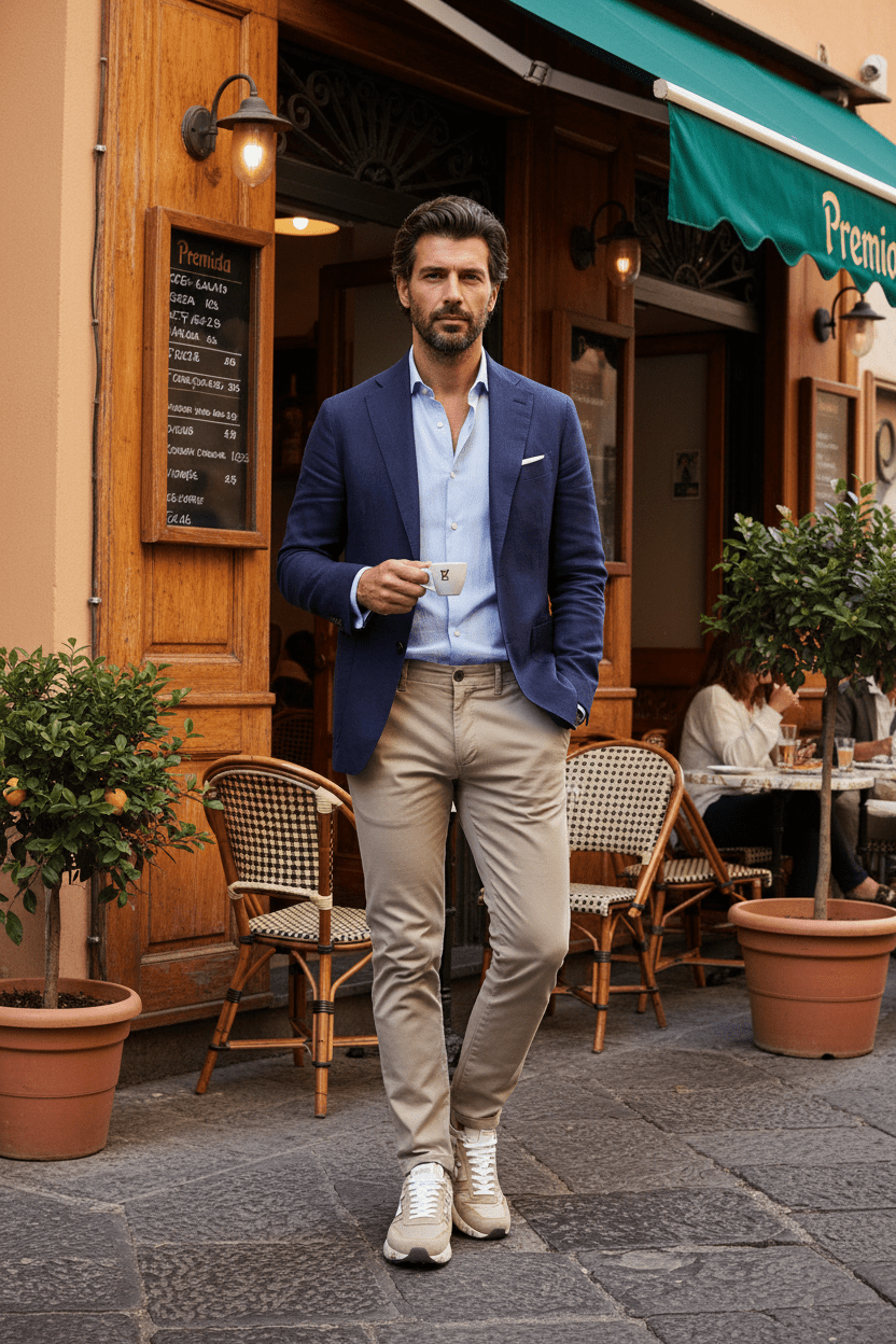 Edler Herren Sneaker aus Veloursleder & Nylon in Sand & Weiss - MICK Herren Sneaker Premiata