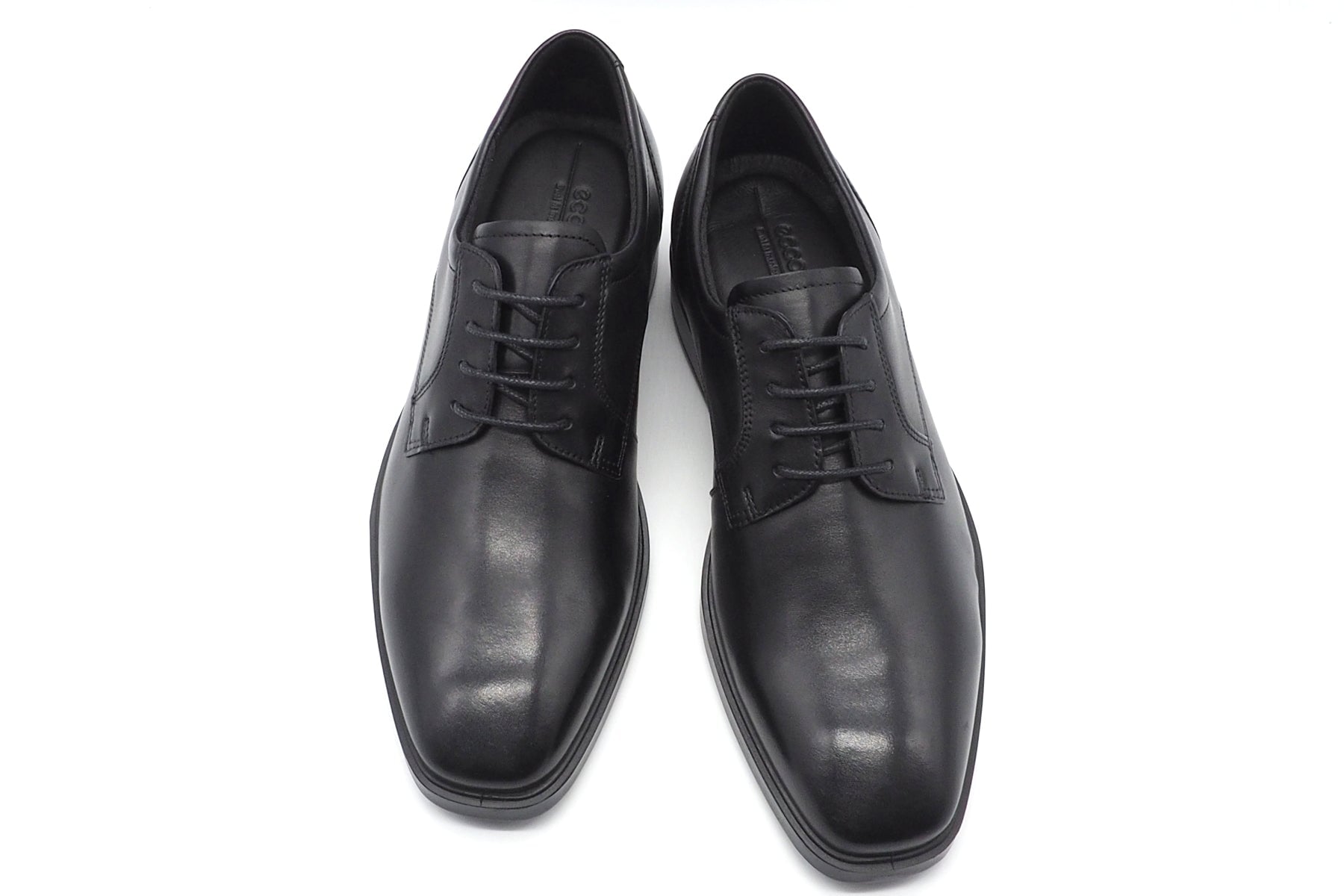 Eleganter Herren Schnürschuh aus Glattleder in Schwarz & weicher Sohle - Milan Herren Klassik modern Ecco