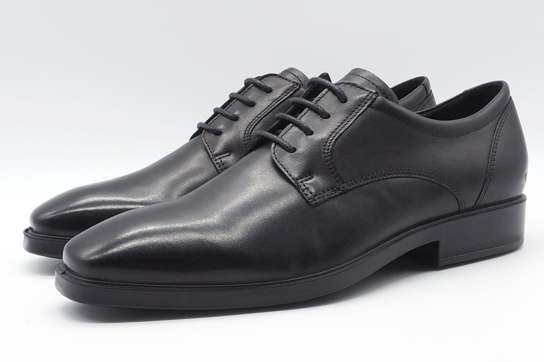 Eleganter Herren Schnürschuh aus Glattleder in Schwarz & weicher Sohle - Milan Herren Klassik modern Ecco