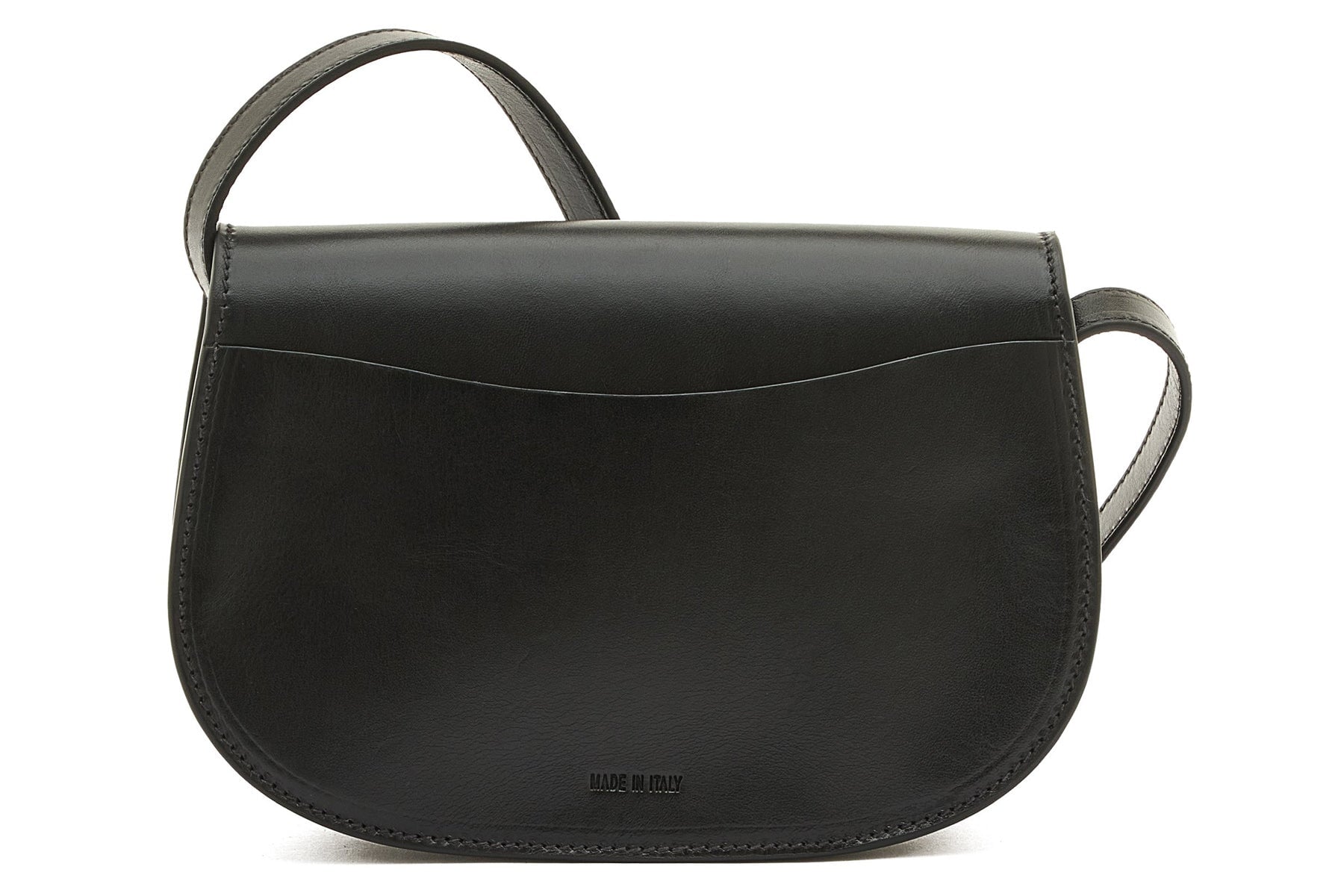 Feminine Crossbodybag aus Naturleder in Schwarz - Atelier Taschen Crossbody & Schultertasche Il Bisonte