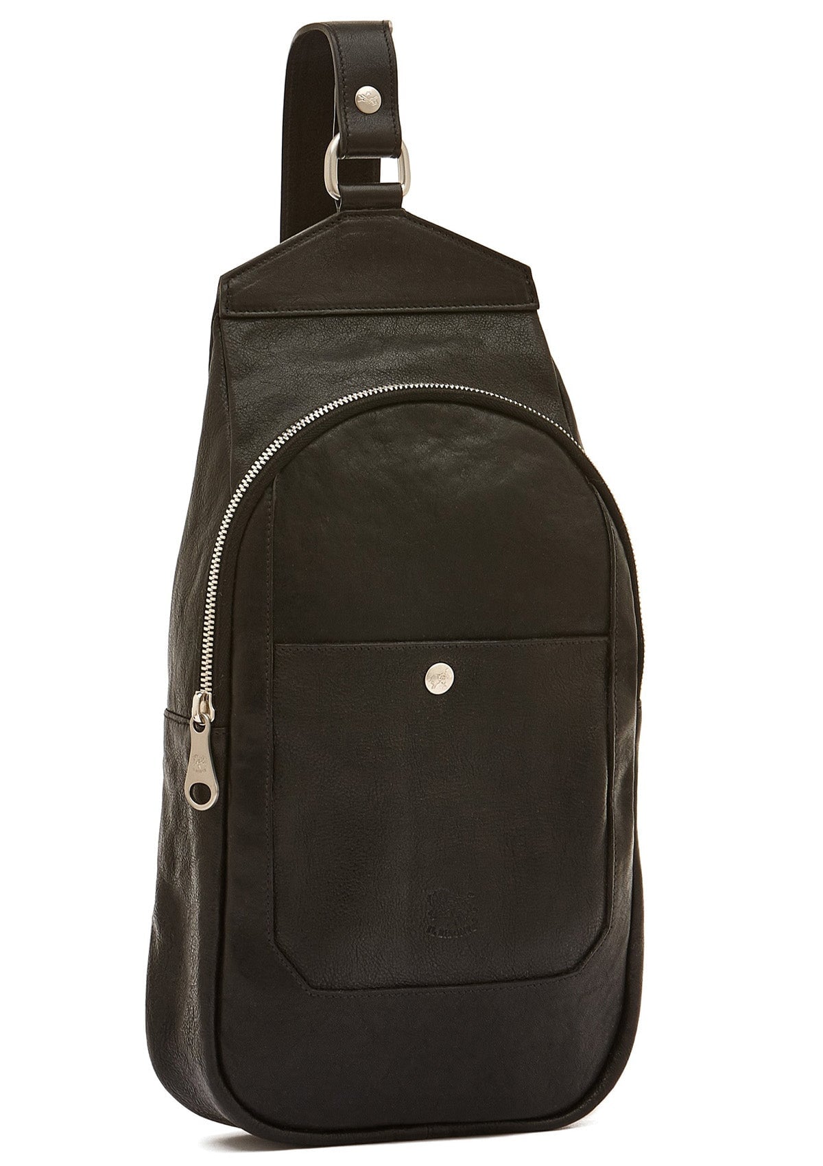 Geräumige Crossbody-Bag aus Naturleder in Schwarz - Cosimo Taschen Crossbody & Schultertasche Il Bisonte