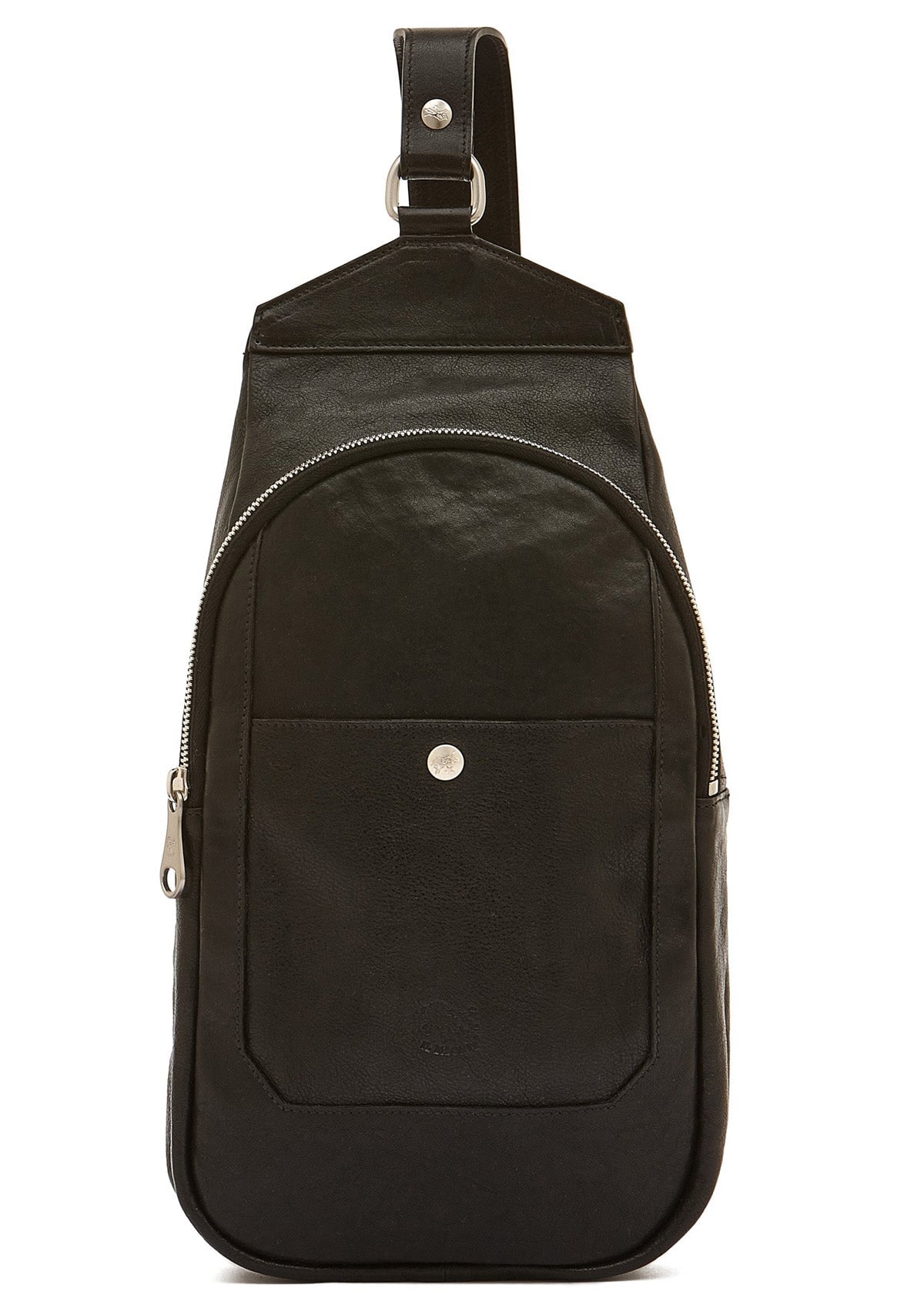 Geräumige Crossbody-Bag aus Naturleder in Schwarz - Cosimo Taschen Crossbody & Schultertasche Il Bisonte