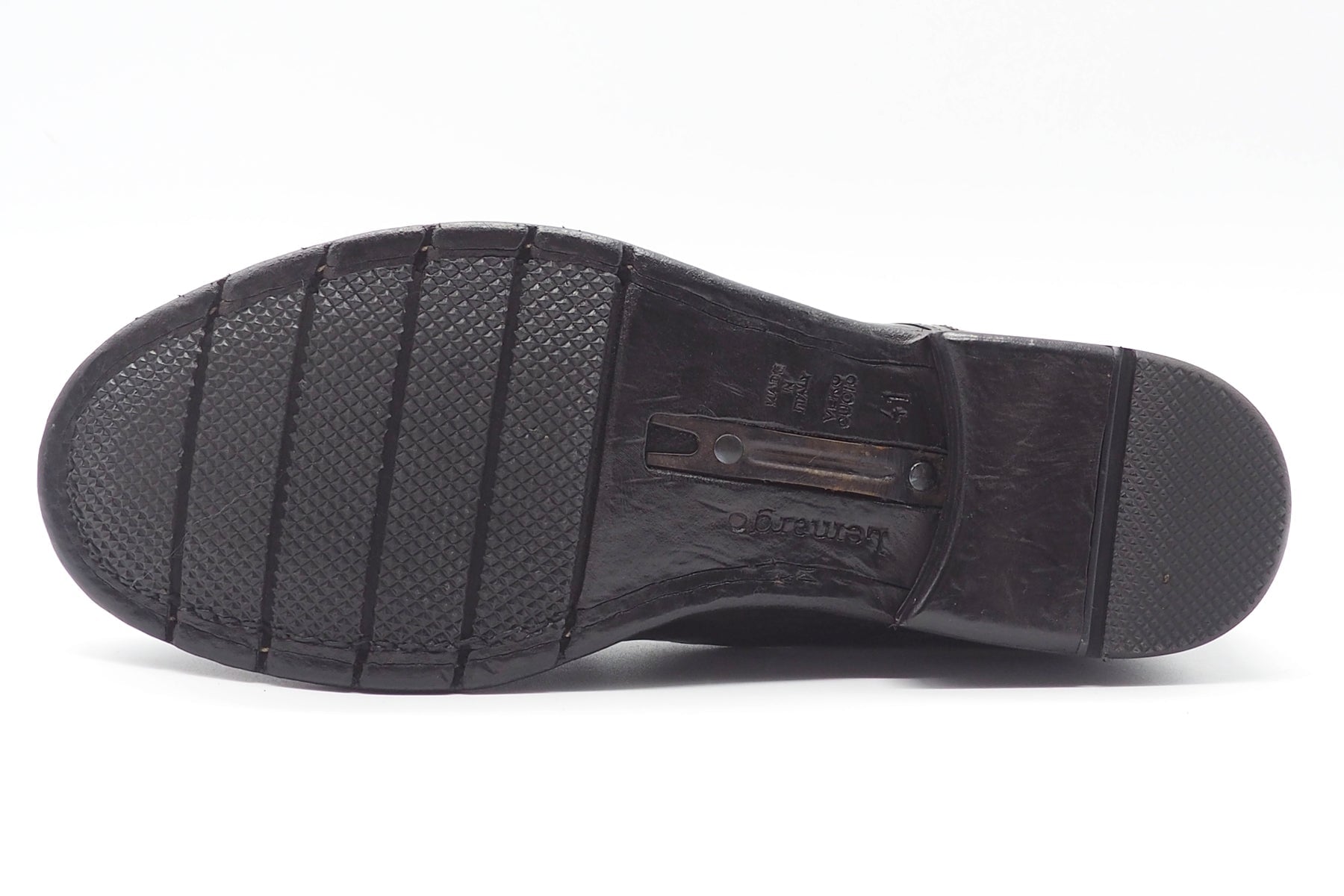 Handgefertigte edle Herren Schnürstiefelette aus gewaschenem Glattleder in Dunkelbraun Herren Stiefeletten Lemargo