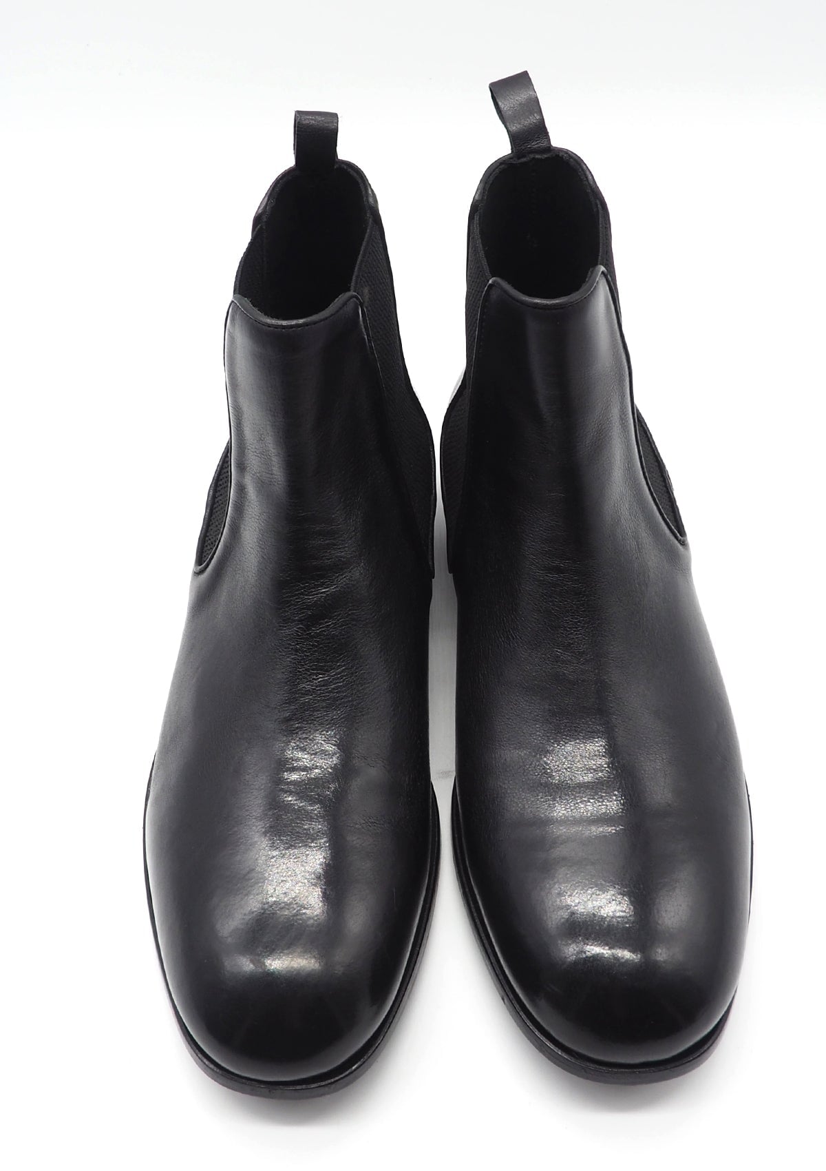 Herren Chelsea Stiefeltte in Schwarz - durchgenähte Sohle Herren Stiefeletten Crispiniano