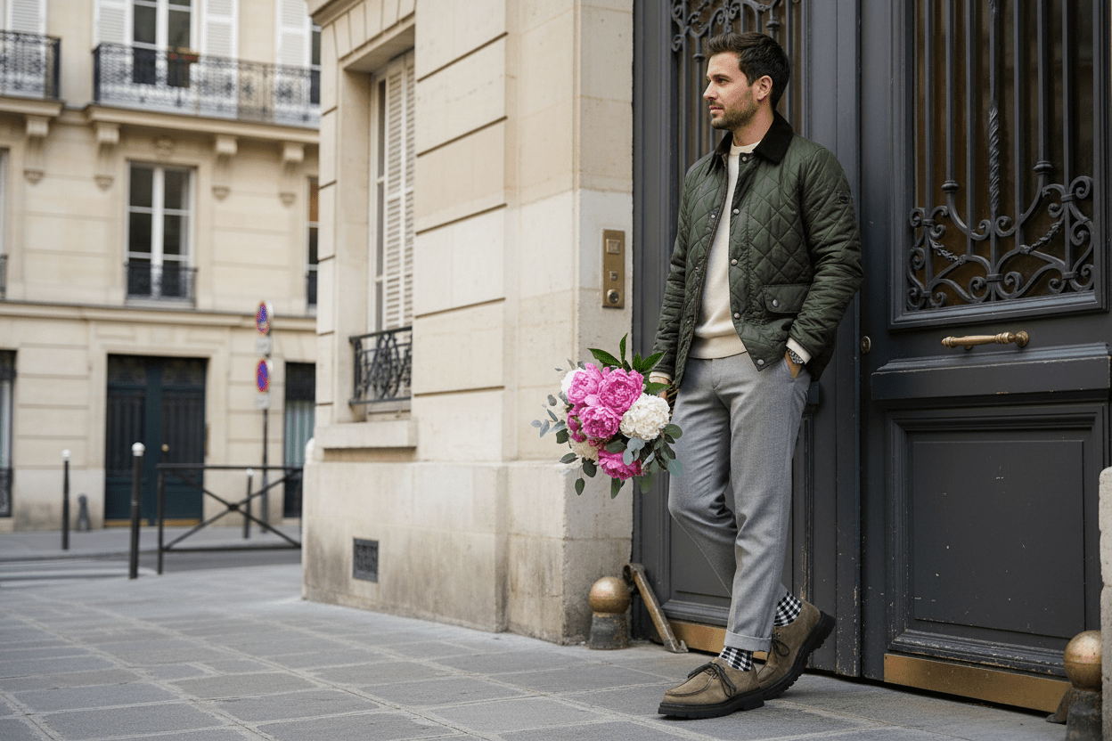 Herren Mokassinschürer aus Veloursleder Braun auf Micorzellboden Herren Slipper & Mokassins Corvari