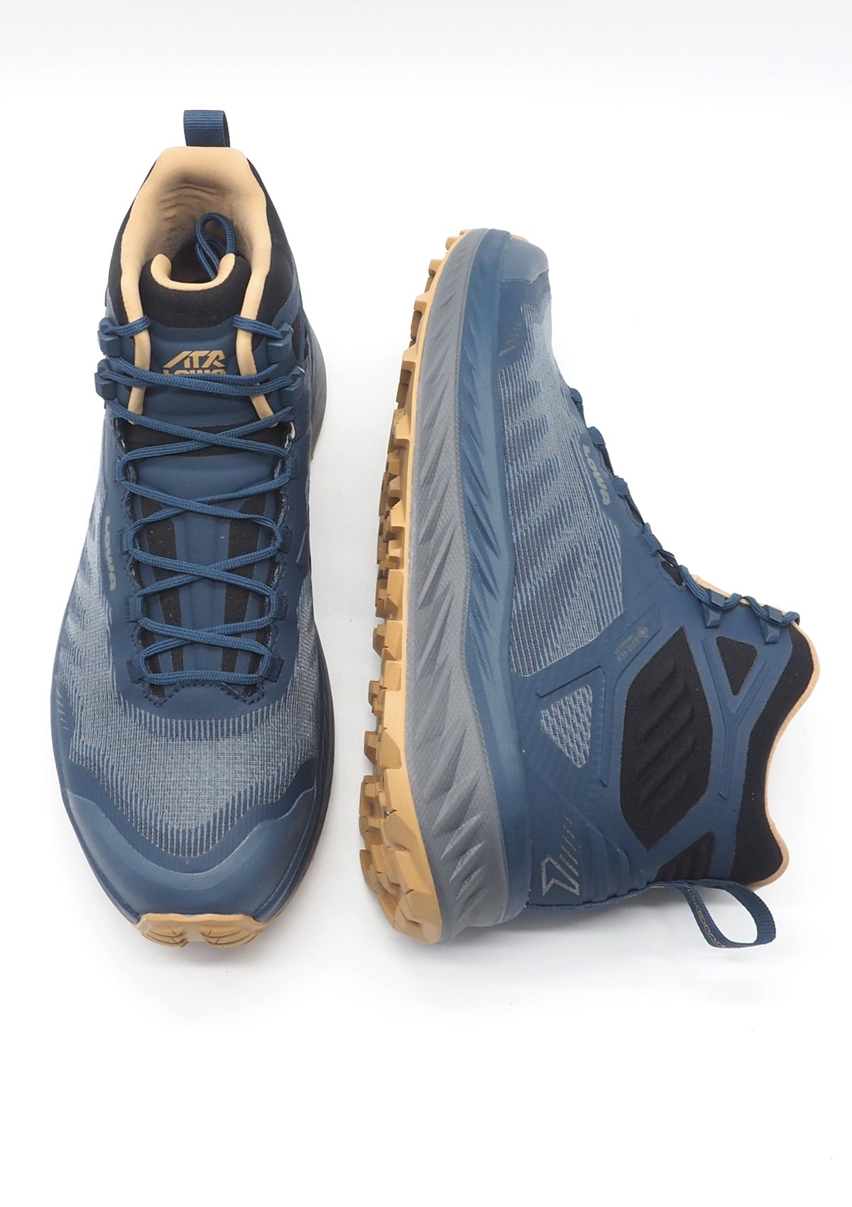 Herren Outdoor Schnürboot mit wasserdichter Goretex-Membrane in Blau - Fortux Herren Outdoor Lowa