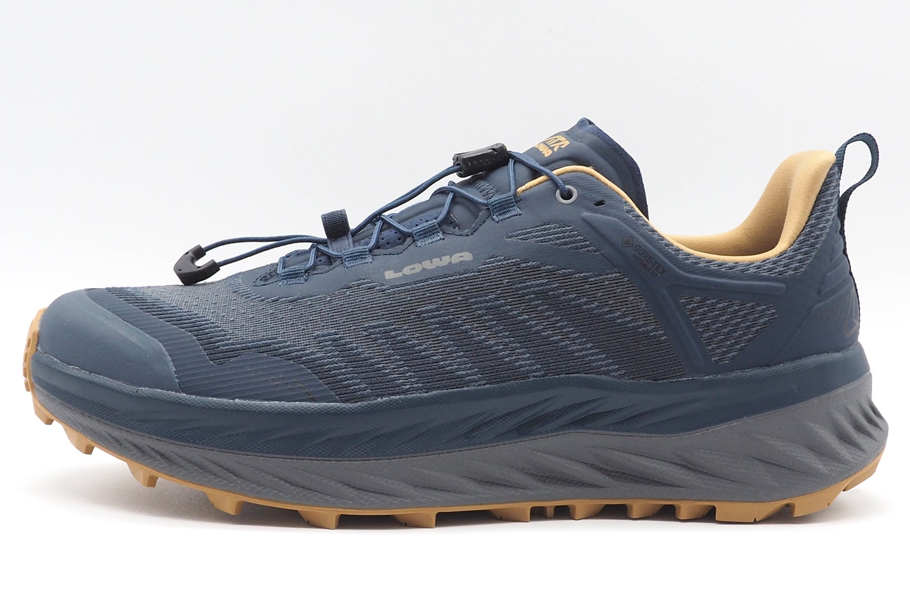 Herren Outdoor Sneaker mit wasserdichter Goretex-Membrane in Blau Herrem Sneaker Lowa