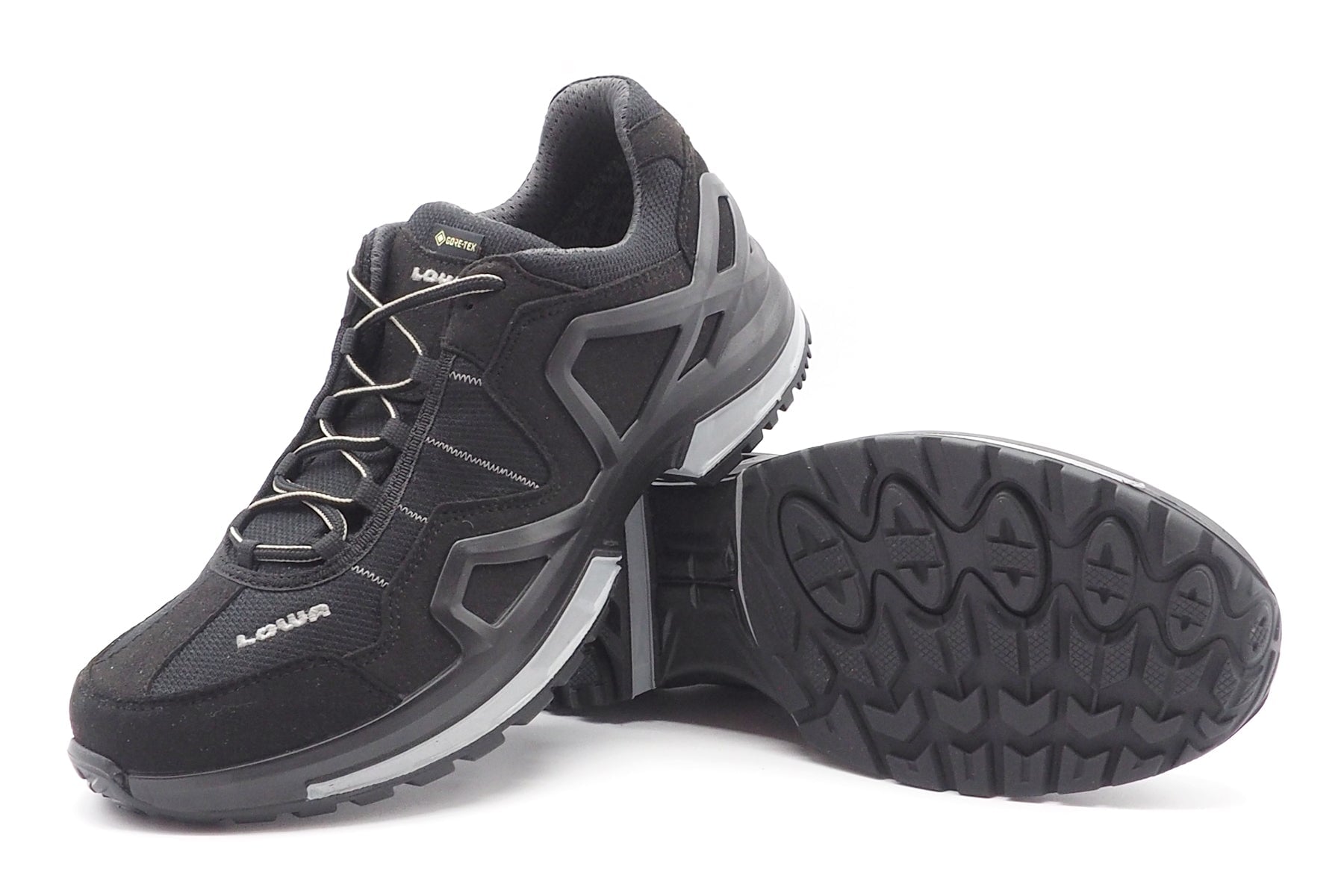 Herren Outdoor Sneaker mit wasserdichter Goretex-Membrane in Schwarz - GORGON Herren Sneaker Lowa