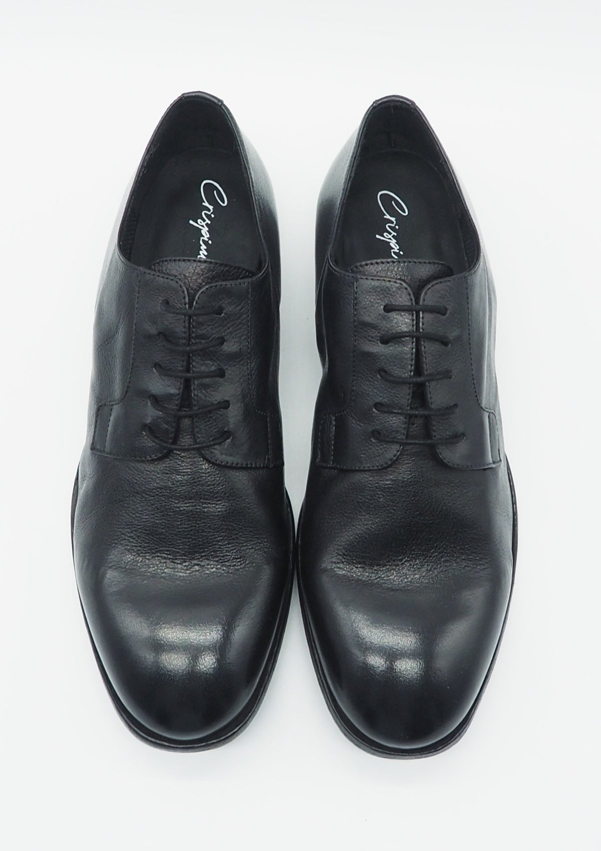 Herren Schnürschuh aus Glattleder in Schwarz Herren Klassik modern Crispiniano