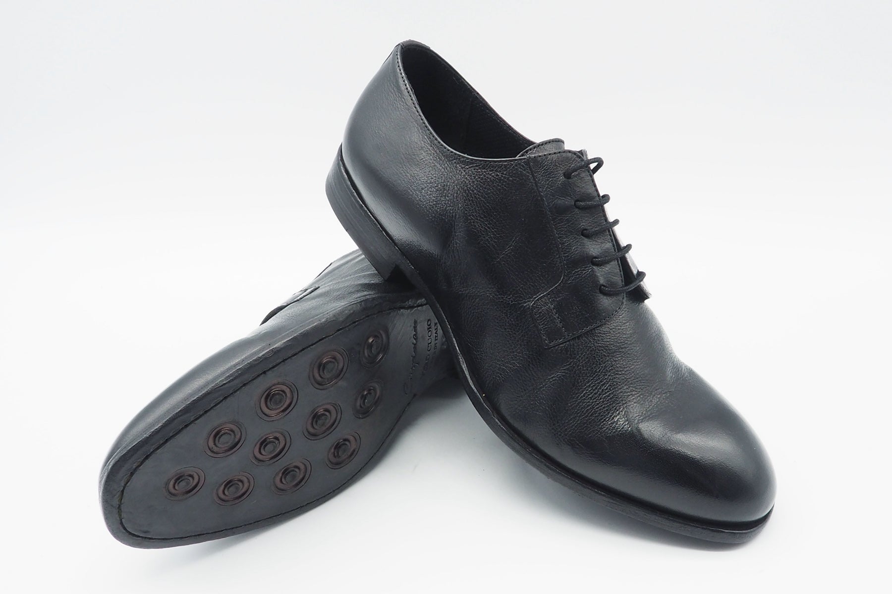 Herren Schnürschuh aus Glattleder in Schwarz Herren Klassik modern Crispiniano