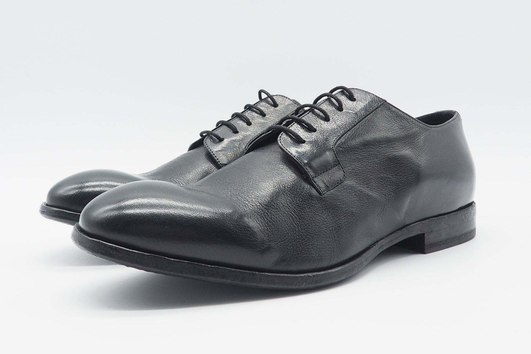 Herren Schnürschuh aus Glattleder in Schwarz Herren Klassik modern Crispiniano