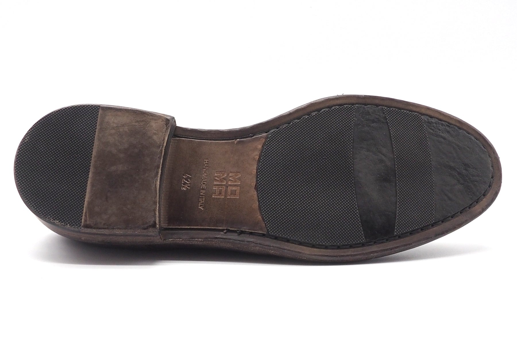 Herren Schnürschuh in Braun im Vintagestil mit Leder-& Gummisohle Herren Klassik modern Moma