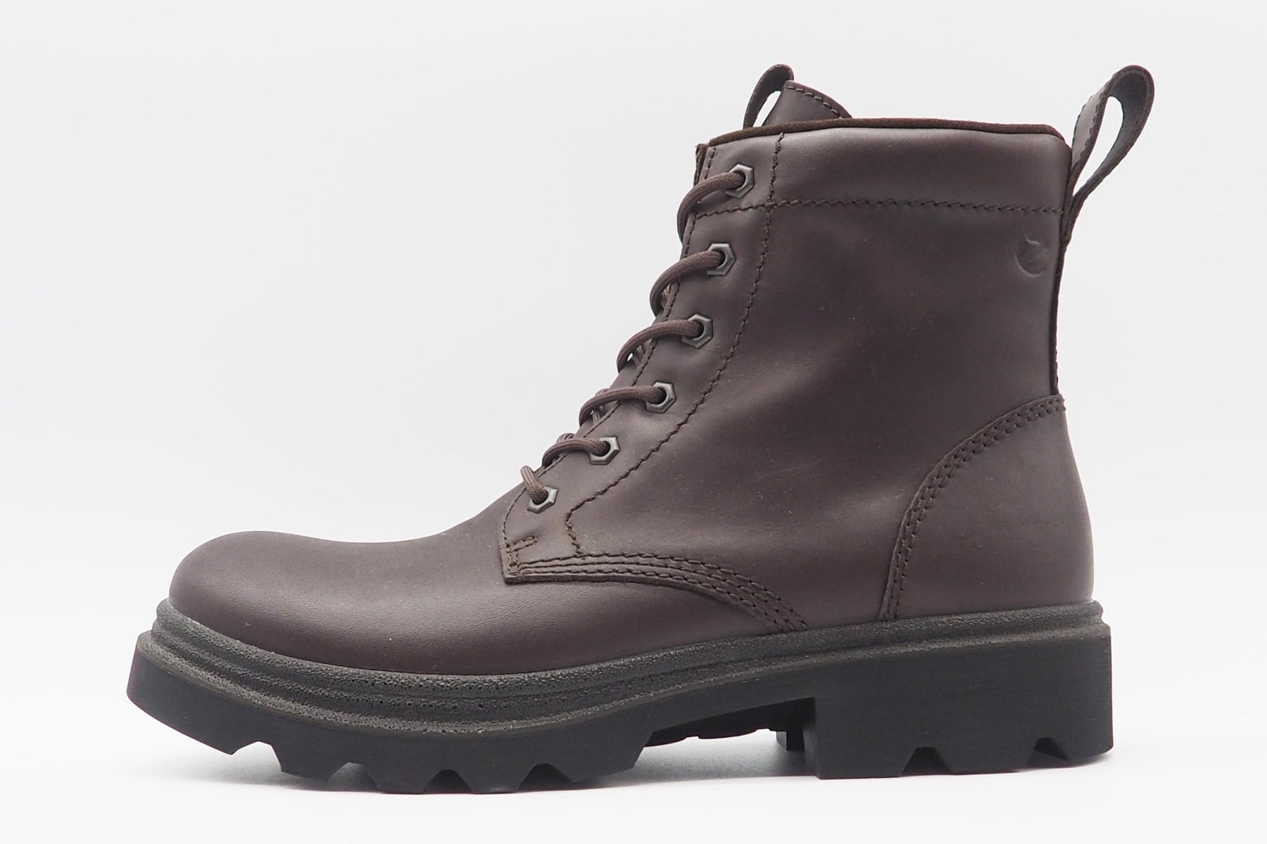 Herren Scnürboots aus Leder in Braun Herren Stiefeletten Ecco