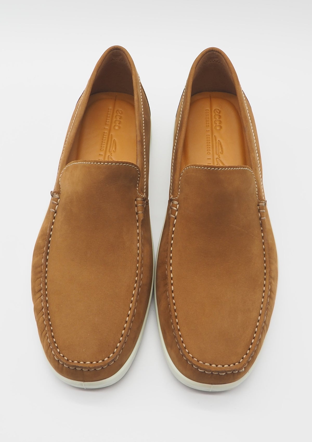 Herren Slipper aus Nubukleder in Cognac - S Lite Moc Herren Slipper & Mokassins Ecco