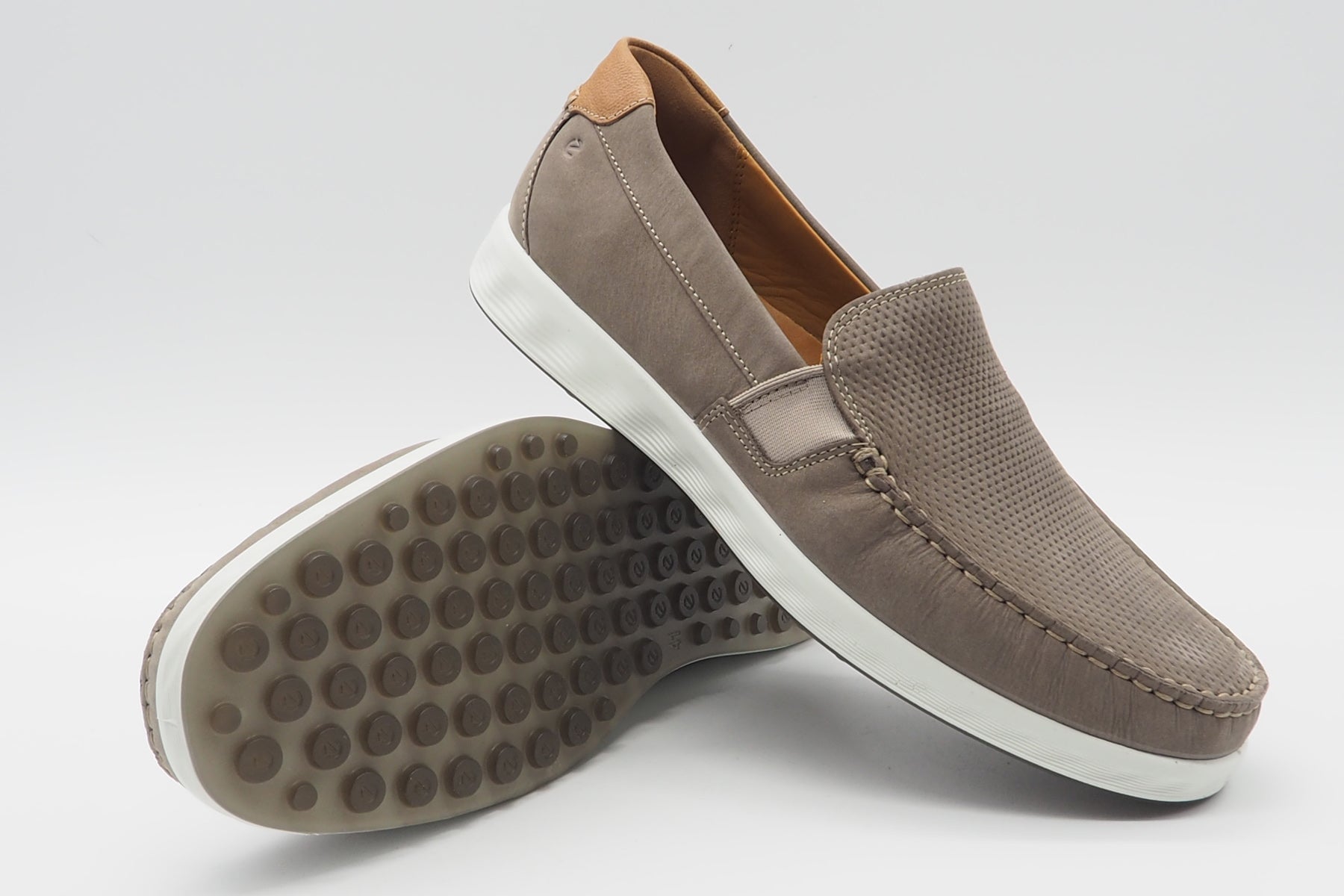 Herren Slipper aus Nubukleder in Tope - S Lite Moc Herren Slipper & Mokassins Ecco