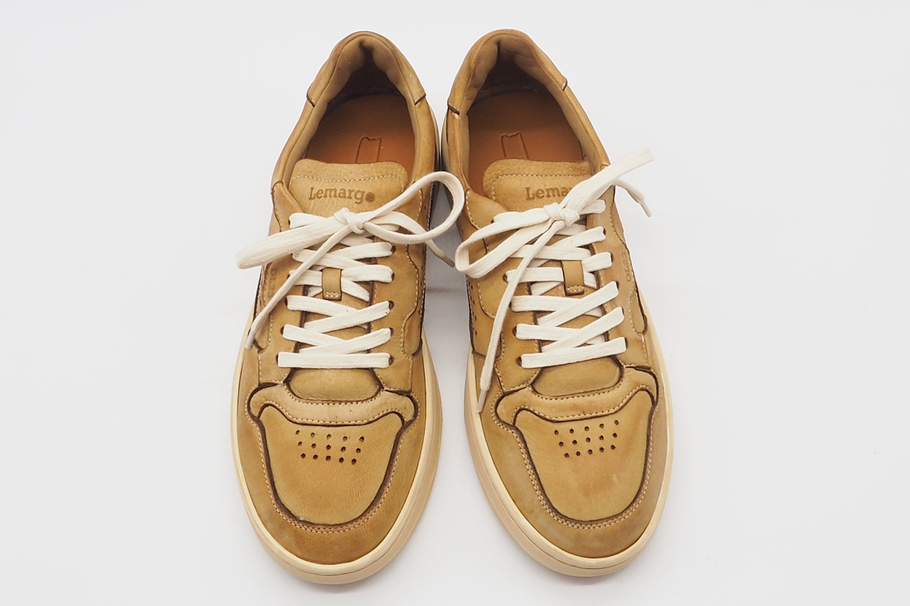 Herren Sneaker aus Hirschleder in Caramel - JANNIK Herren Sneaker Lemargo