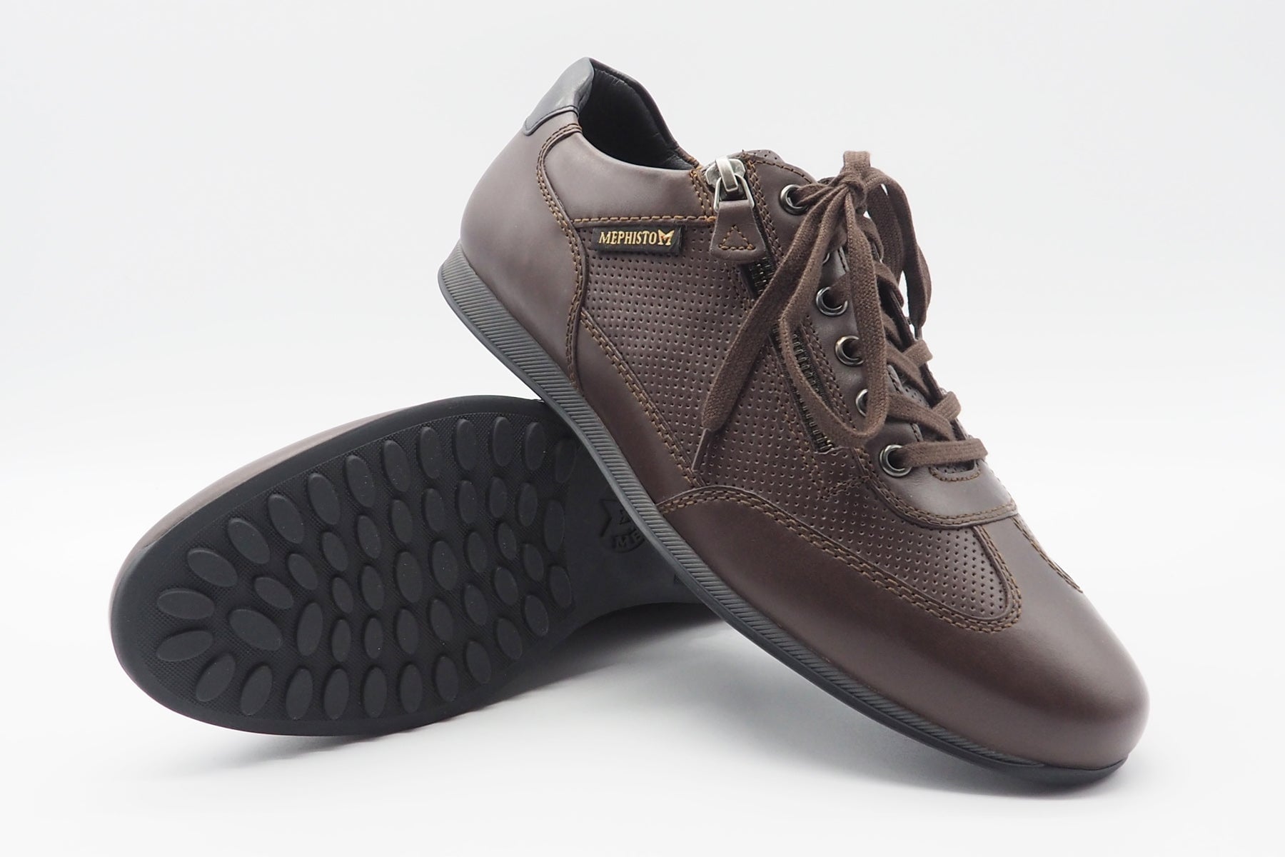 Herren Sneaker aus Leder in Braun - Leon Herren Sneaker Mephisto