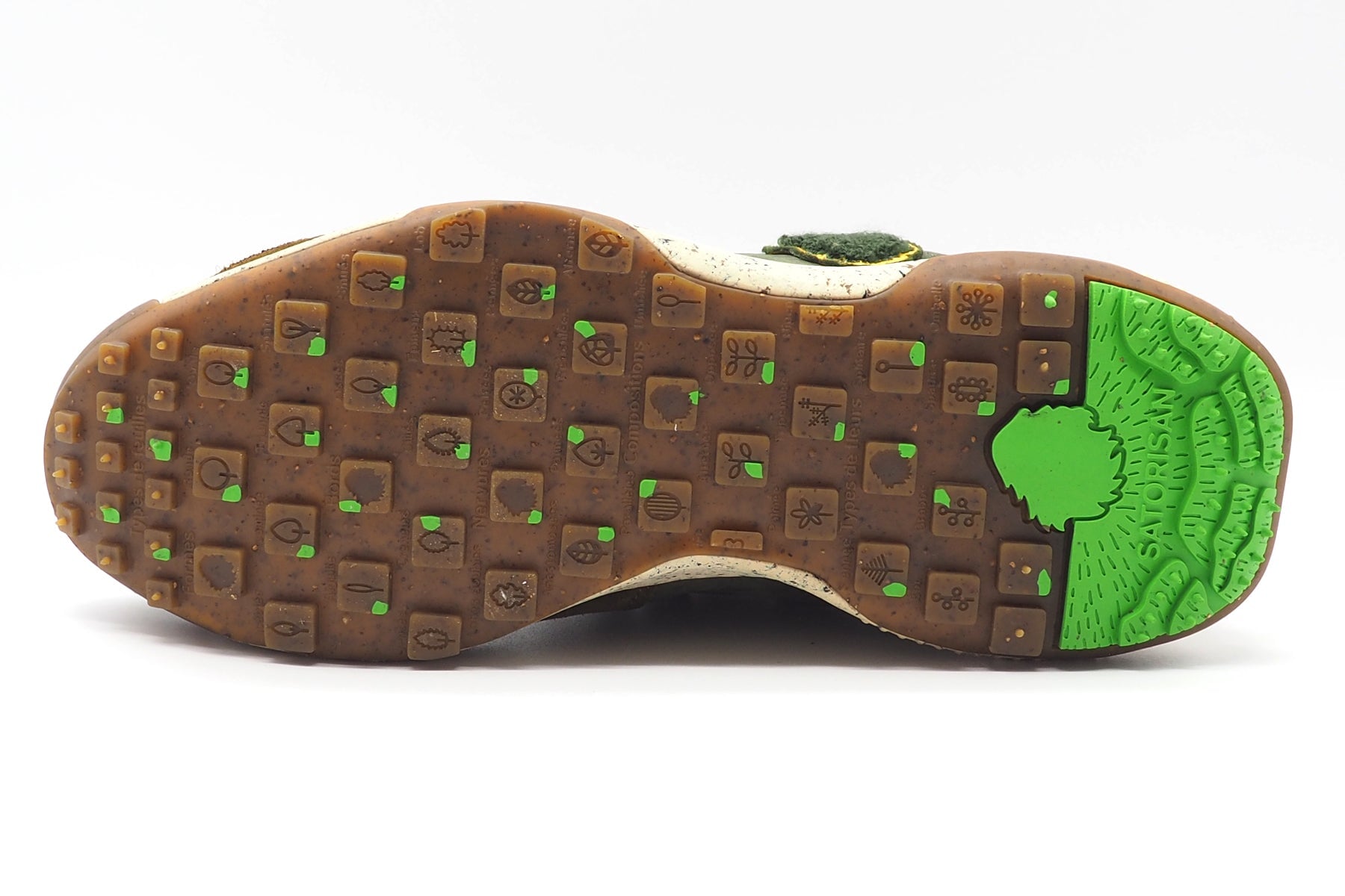 Herren Sneaker aus Leder in Grün & Braun - Chacrona Herren Sneaker Satorisan