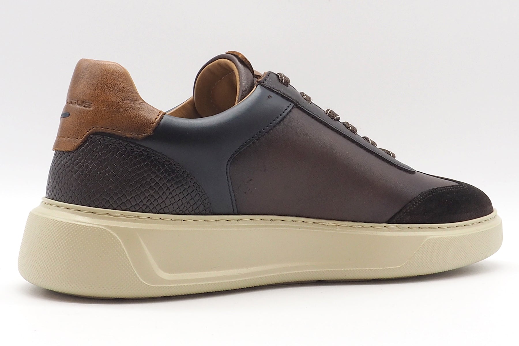 Herren Sneaker aus Leder & Velours in Braun-Nuancen Herren Sneaker Ambitious