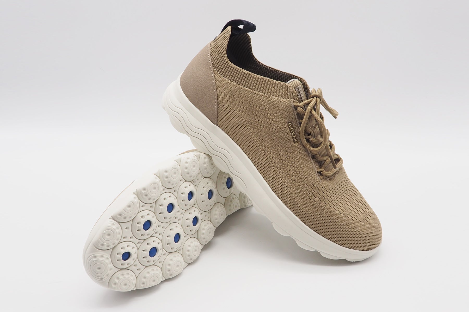 Herren Sneaker aus Mesh in Sand - Spherica Herren Sneaker Geox