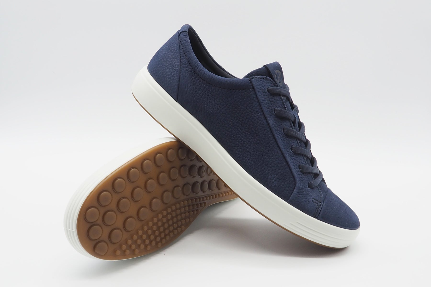 Herren Sneaker aus Nubukleder in Blau - Soft 7 M Herren Sneaker Ecco