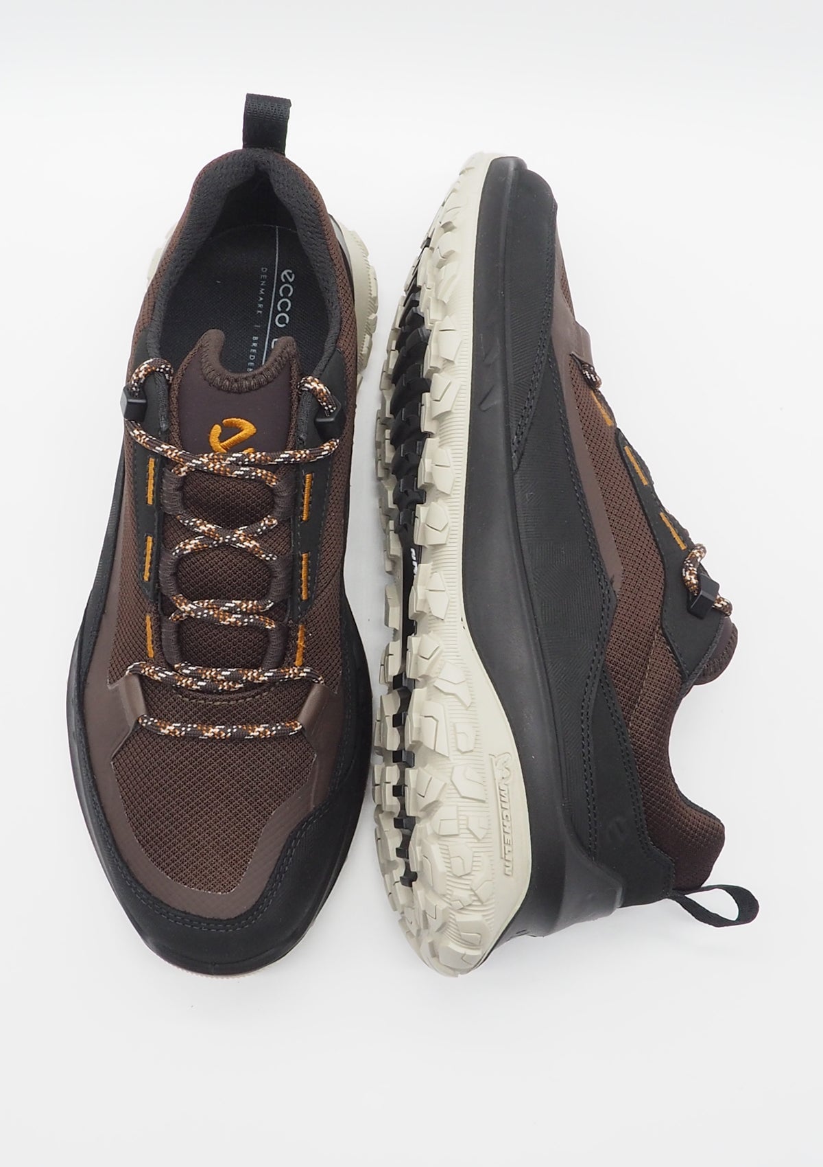 Herren Sneaker aus Textil in Dunkelbraun/Schwarz mit Michelinsohle Herren Sneaker Ecco