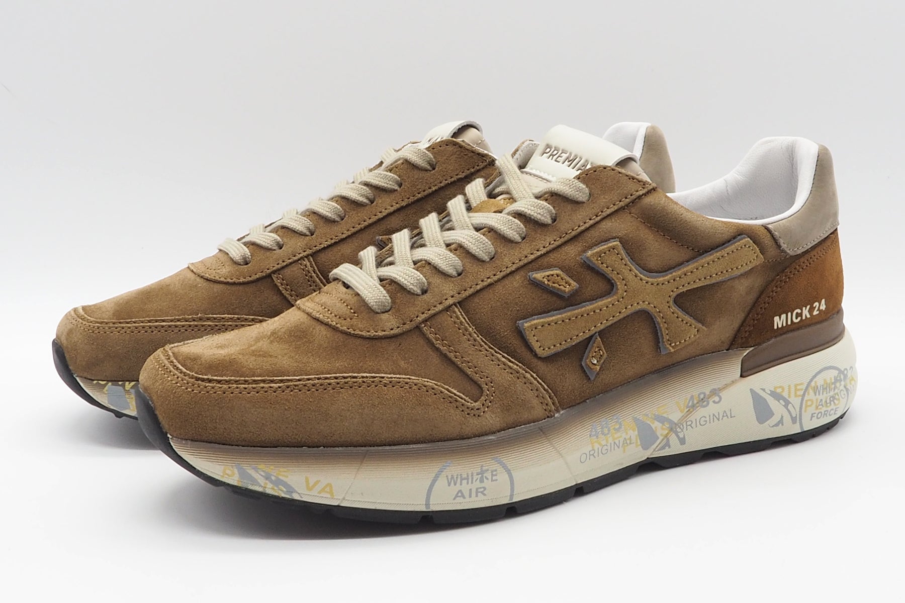 Herren Sneaker aus Veloursleder in Braun - MICK Herren Sneaker Premiata