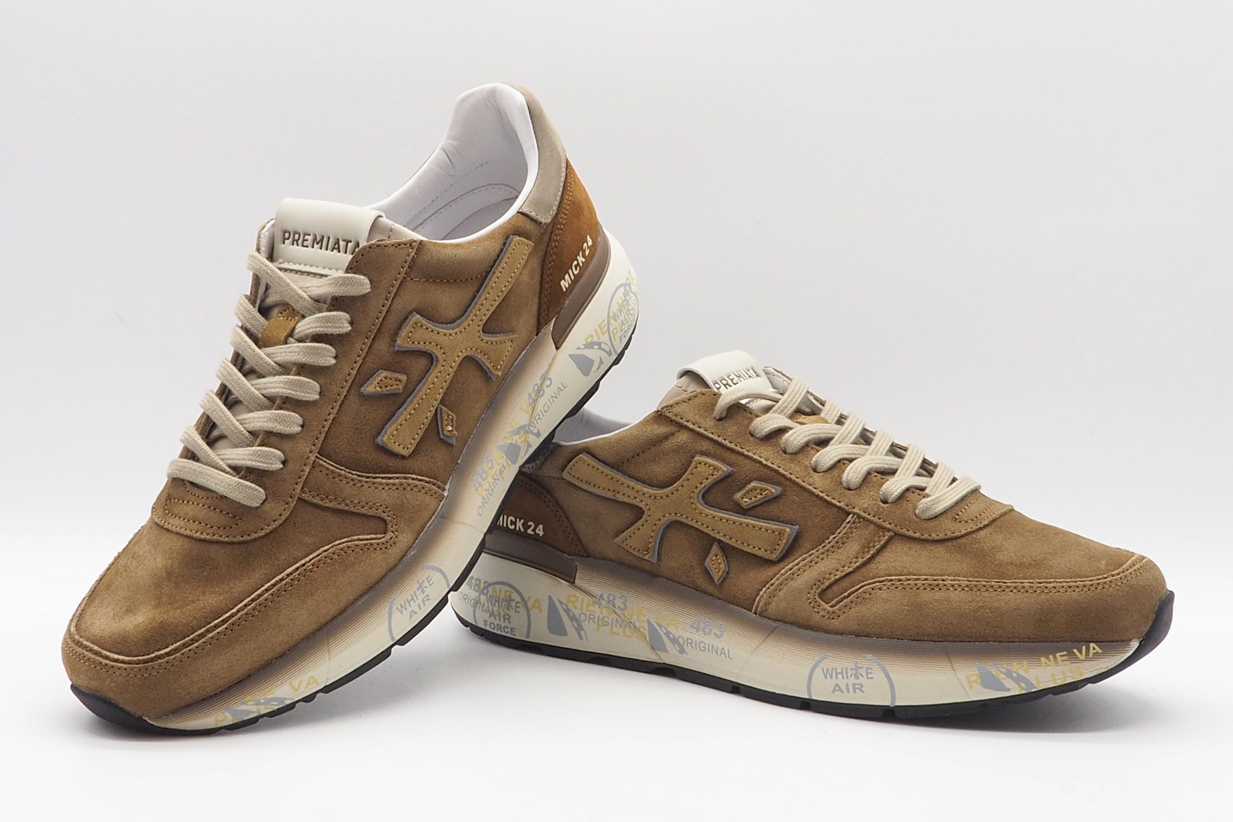 Herren Sneaker aus Veloursleder in Braun - MICK Herren Sneaker Premiata