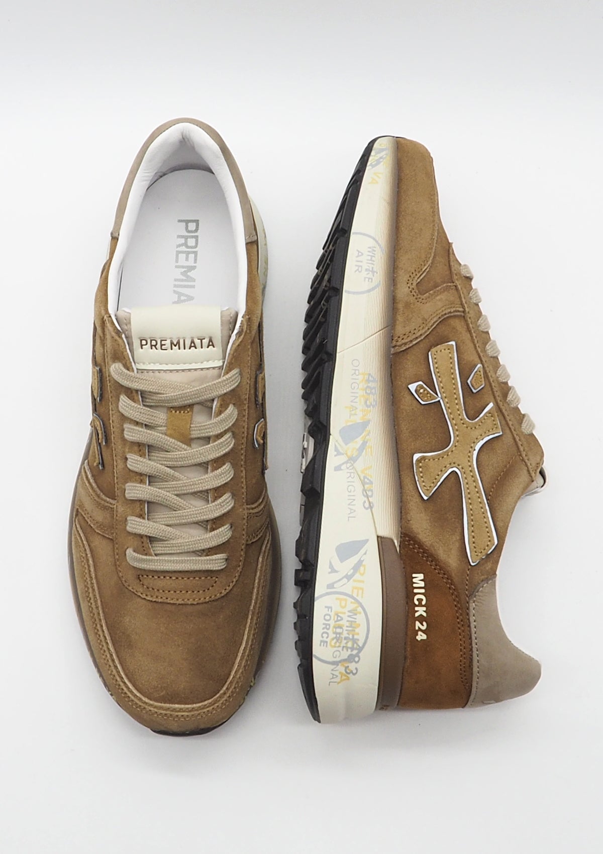 Herren Sneaker aus Veloursleder in Braun - MICK Herren Sneaker Premiata